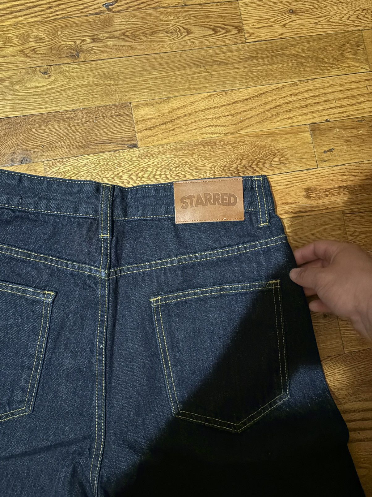 Other Starred Navy wide leg jeans Size US 30 / EU 46 - 3 Thumbnail