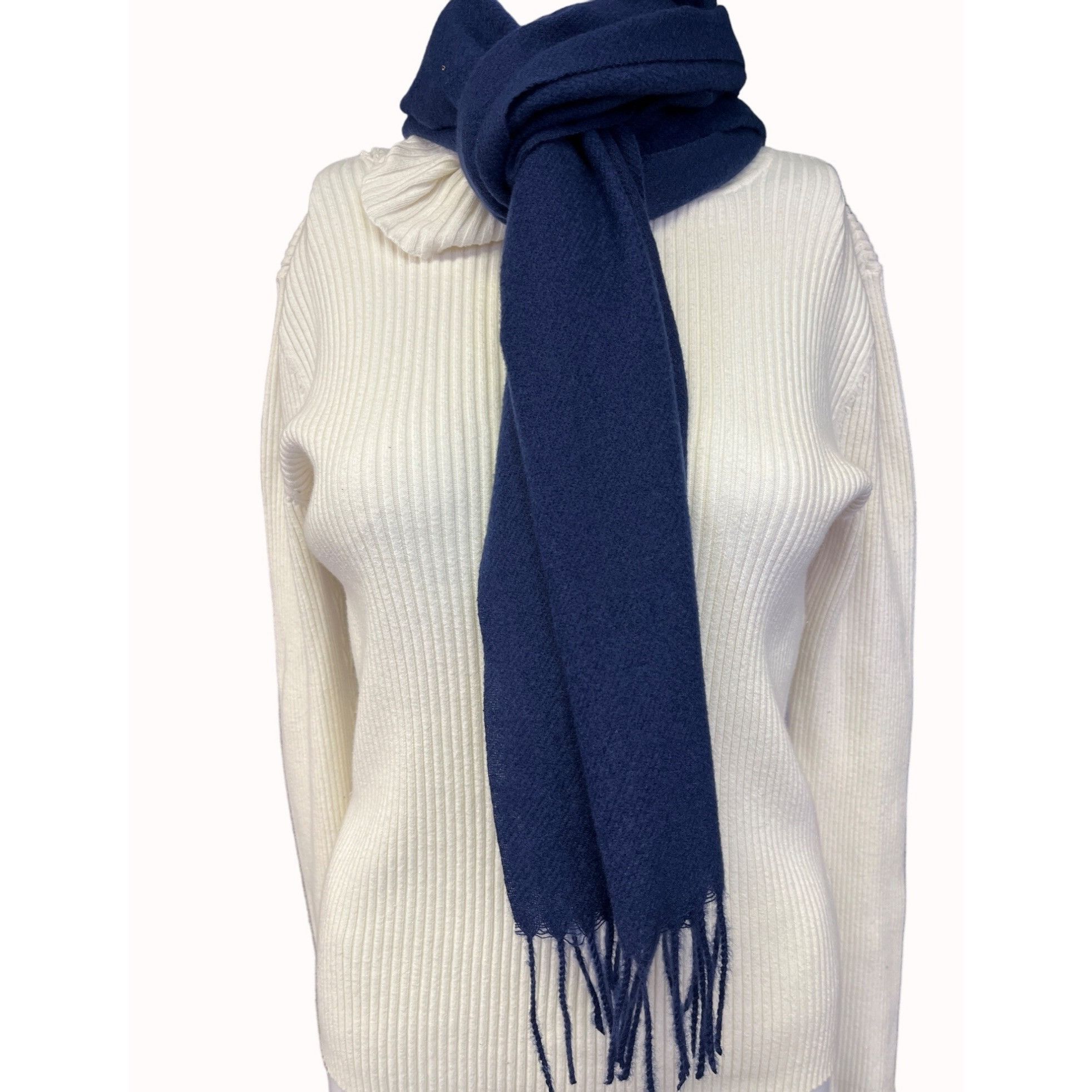 Other Altare Women's Navy Blue Accessories/Scarf 68"x12" SKU 5138 Size ONE SIZE - 1 Thumbnail