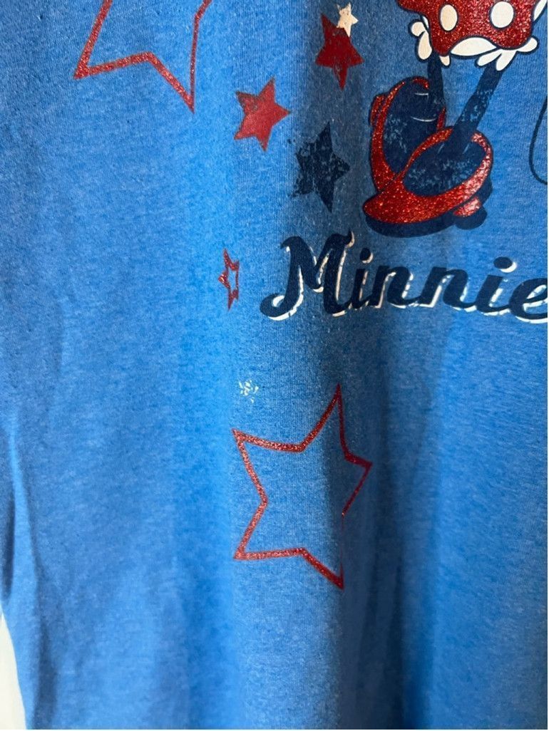 Disney Women's Disney Minnie Mouse T-shirt XL Blue Size XL / US 12-14 / IT 48-50 - 2 Thumbnail