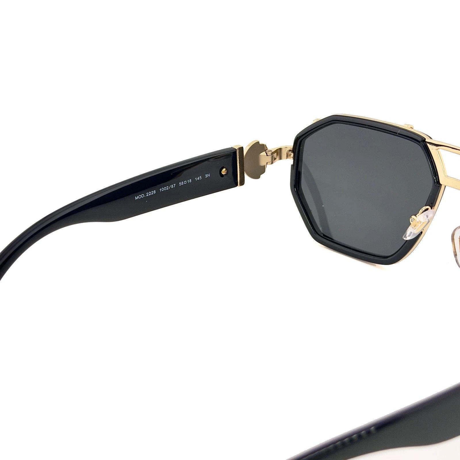 Versace VERSACE GRECA Pilot 2228 VE2228 Square Aviator Sunglasses Size ONE SIZE - 6 Thumbnail