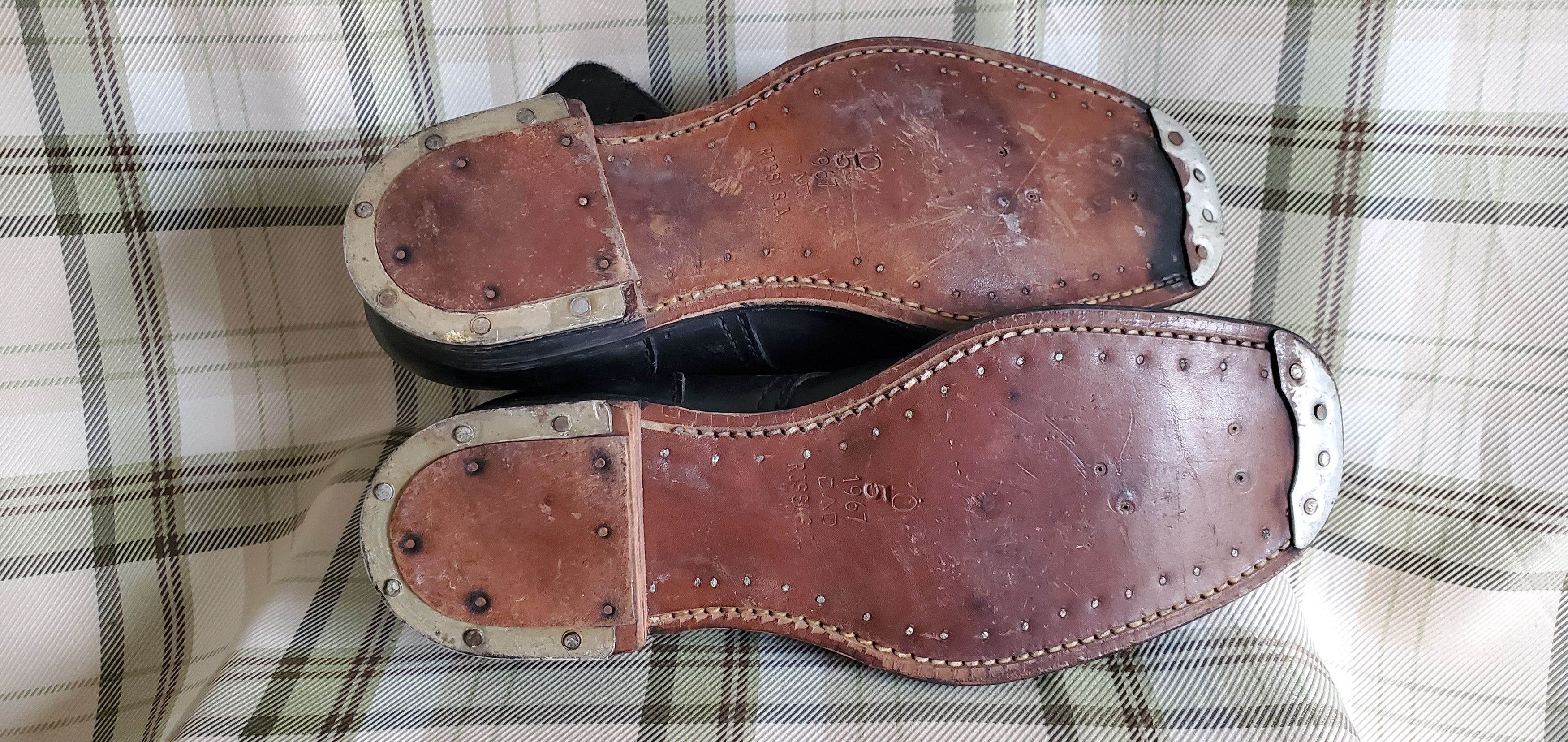 Other Vintage Military 60s Hobnail Leather Boots Size US 10 / EU 43 - 5 Thumbnail