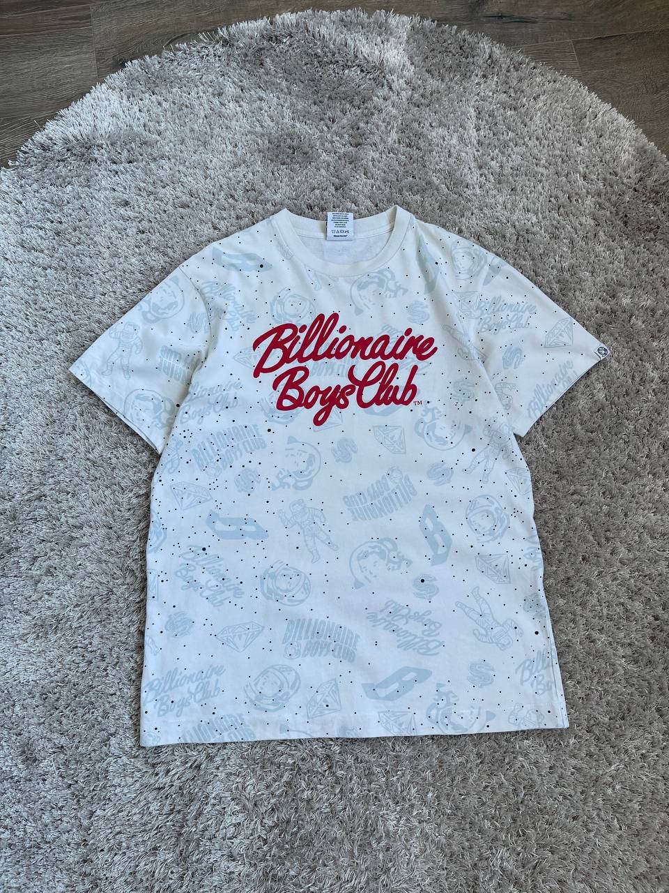 Billionaire Boys Club × Vintage BILLIONAIRE BOYS CLUB MONOGRAM LOGO TEE Size US L / EU 52-54 / 3 - 2 Thumbnail