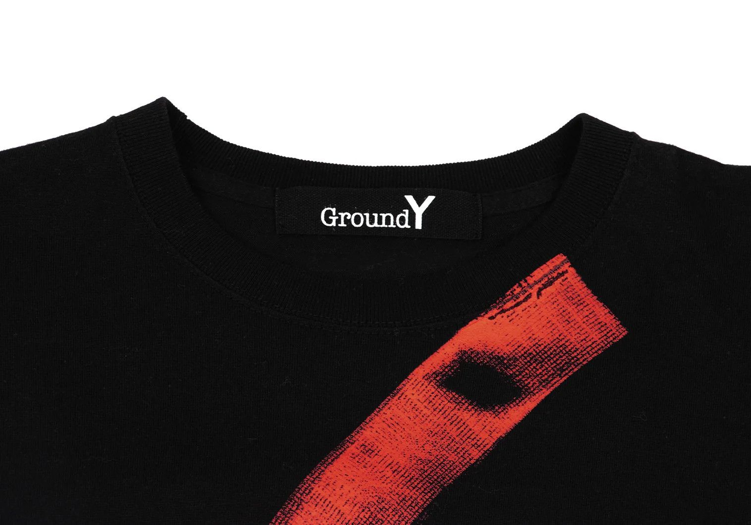 Yohji Yamamoto Logo Print T-shirt in Black and Red Size US M / EU 48-50 / 2 - 3 Thumbnail