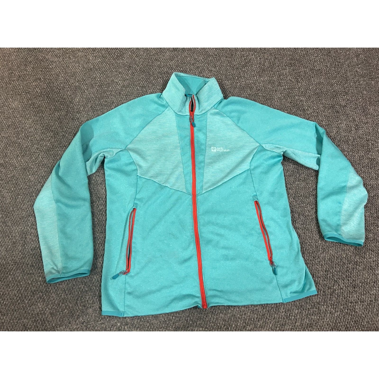 Jack Wolfskin Jack Wolfskin jacket womens XXL teal aqua zip up softshell outdoor hiking Size XXL / US 16-18 / IT 52-54 - 2 Thumbnail