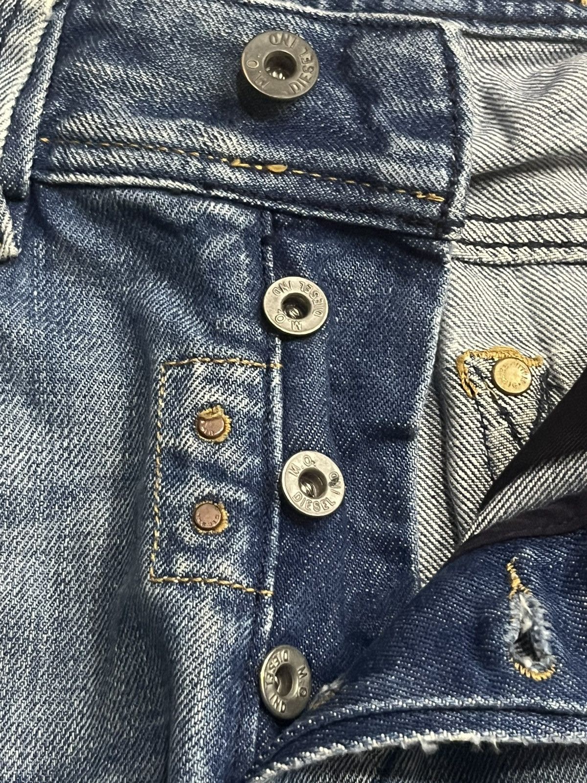 Diesel ⚡️Loose Leg⚡️Vintage Diesel Busky Buttonfly Distressed Jeans Size US 28 / EU 44 - 6 Thumbnail