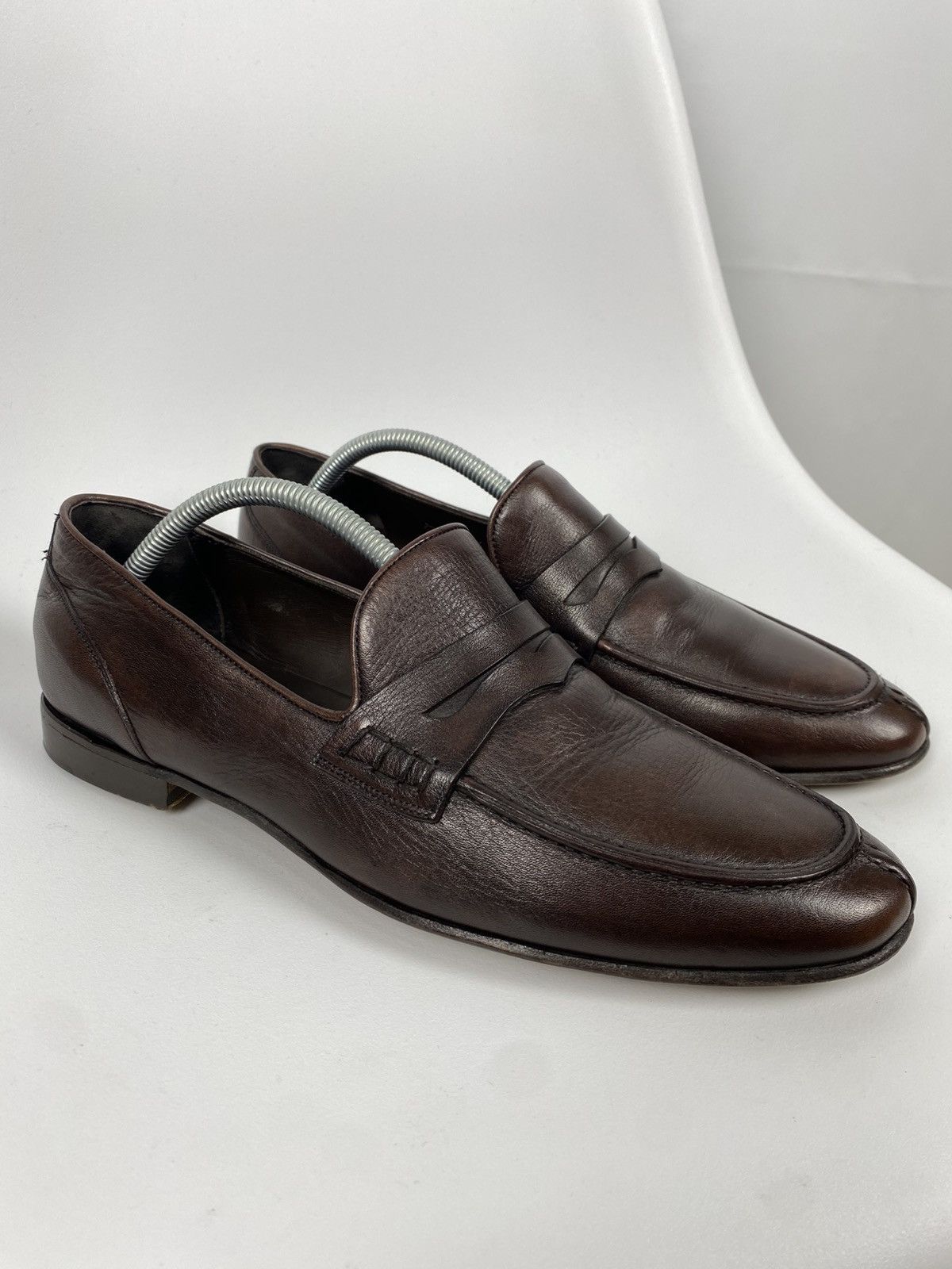 Settantatre Genuine Leather Penny Loafers size 43