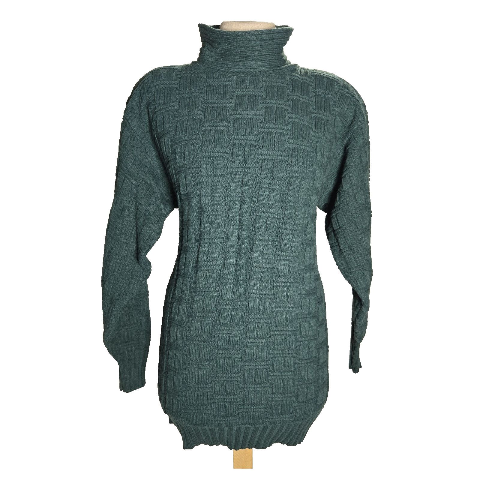 & Other Stories Courtney Rhodes Sweater Vintage S Wool Blend Basket Weave Size S / US 4 / IT 40 - 2 Thumbnail