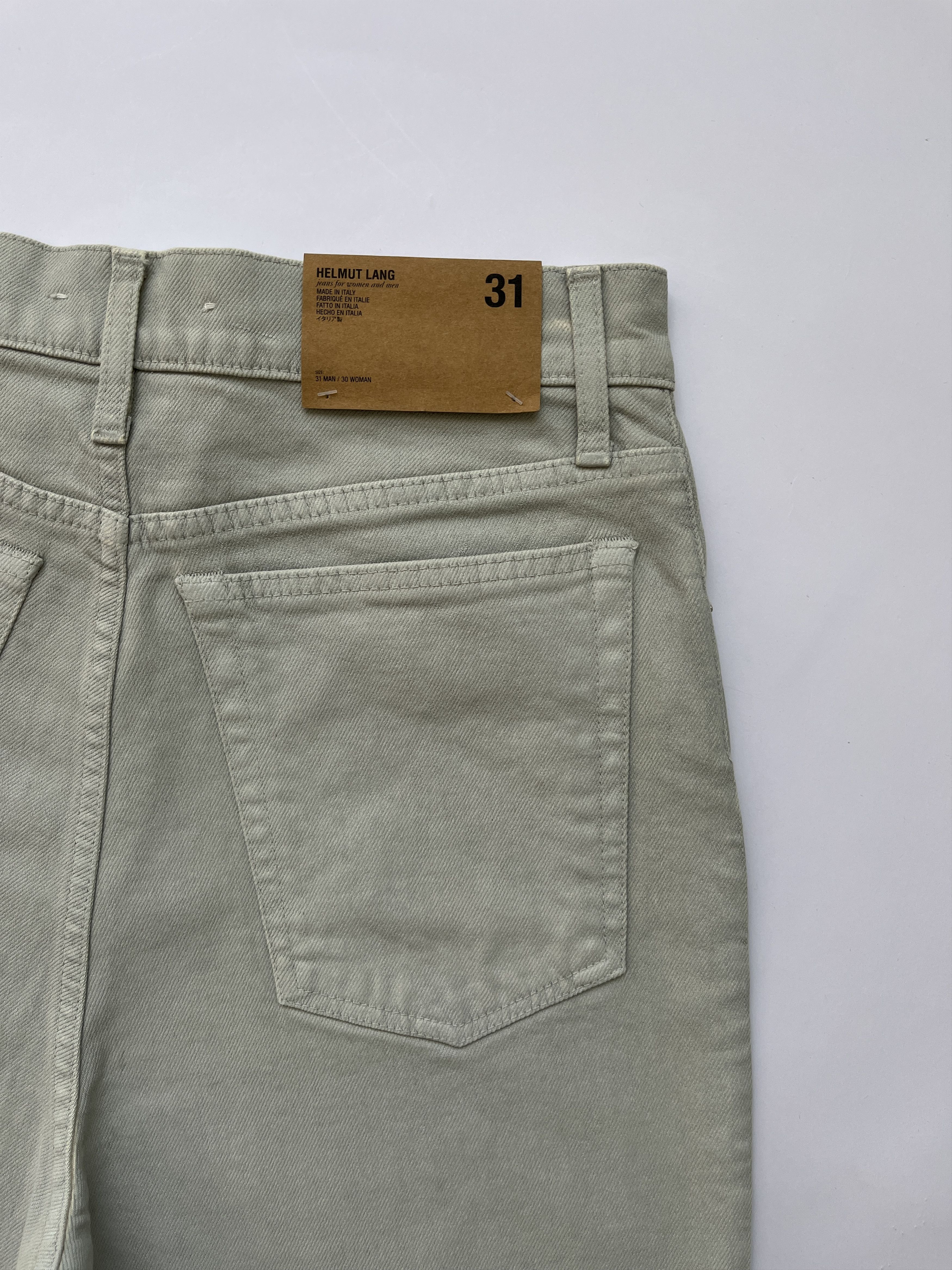 Helmut Lang ⚡️QUICK SALE⚡️Helmut Lang Grey Hi Bootcut High Rise Jeans Size 31" - 3 Thumbnail