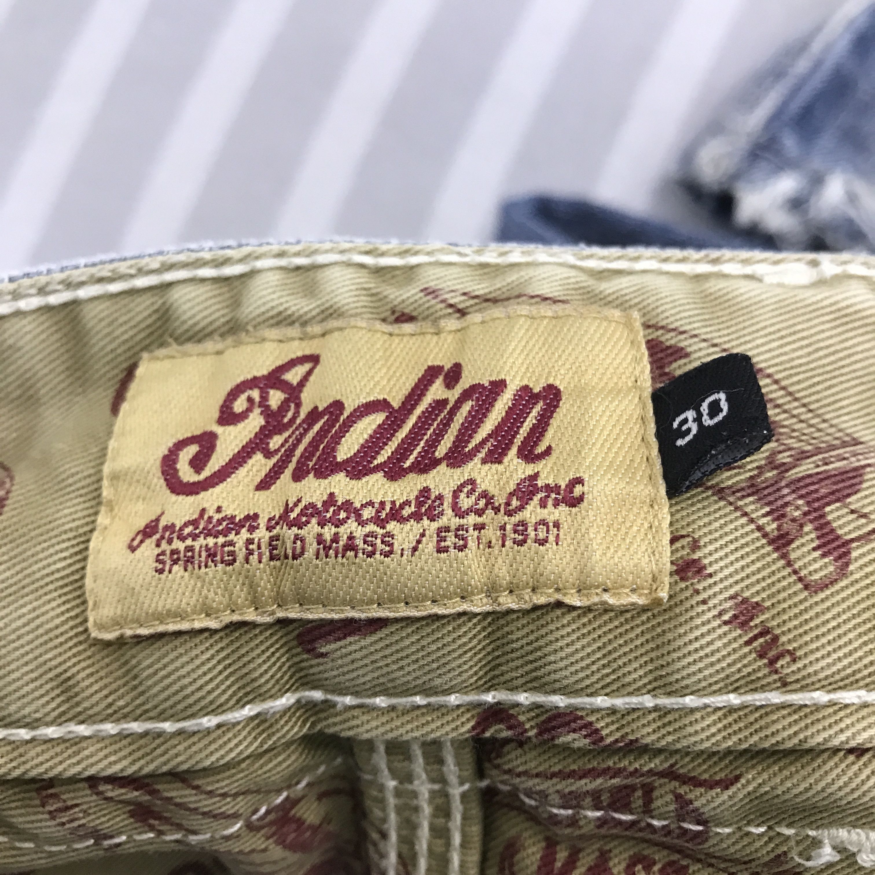 Springfield × Vintage Vintage Indian Springfield Distressed Denim Size US 30 / EU 46 - 12 Thumbnail