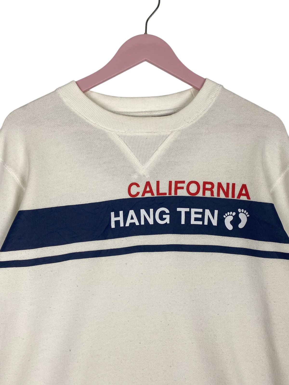 Hang Ten × Vintage Vintage Hang Ten Long Sleeve T-Shirt Crewneck White Size US M / EU 48-50 / 2 - 5 Thumbnail