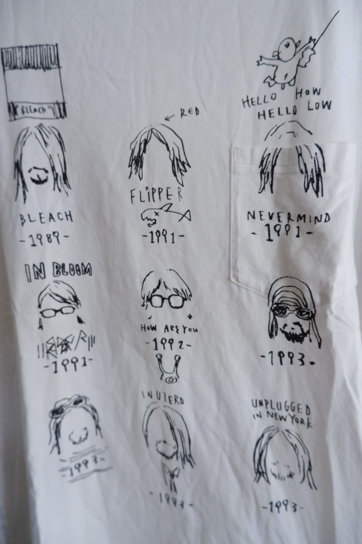 Takahiromiyashita The Soloist. 2016 Takahiromiyashita Nirvana "Hairstyle 1" T shirt Size US M / EU 48-50 / 2 - 2 Thumbnail