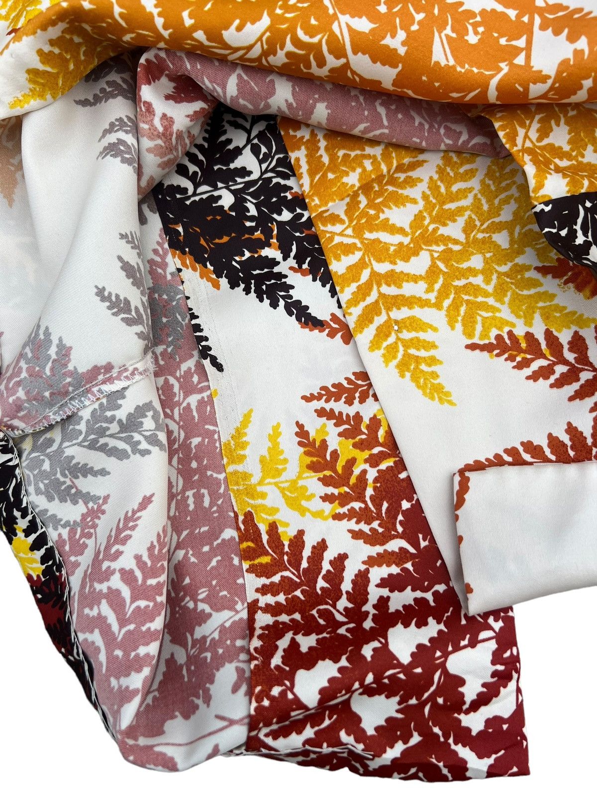 Vintage VTG 70s PAMORE Multi Colour Leaves Polyester Hawaiian Shirt Size US S / EU 44-46 / 1 - 22 Thumbnail