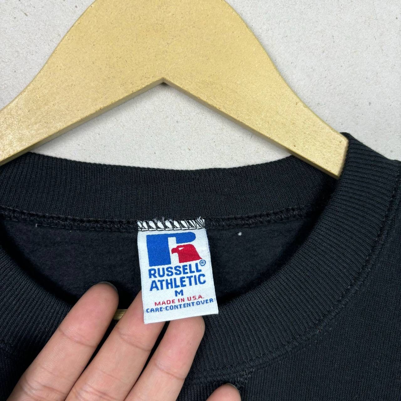 Russell Athletic Vintage Russell Athletic USA Sweatshirt NOS Black Blank M Size US M / EU 48-50 / 2 - 4 Thumbnail