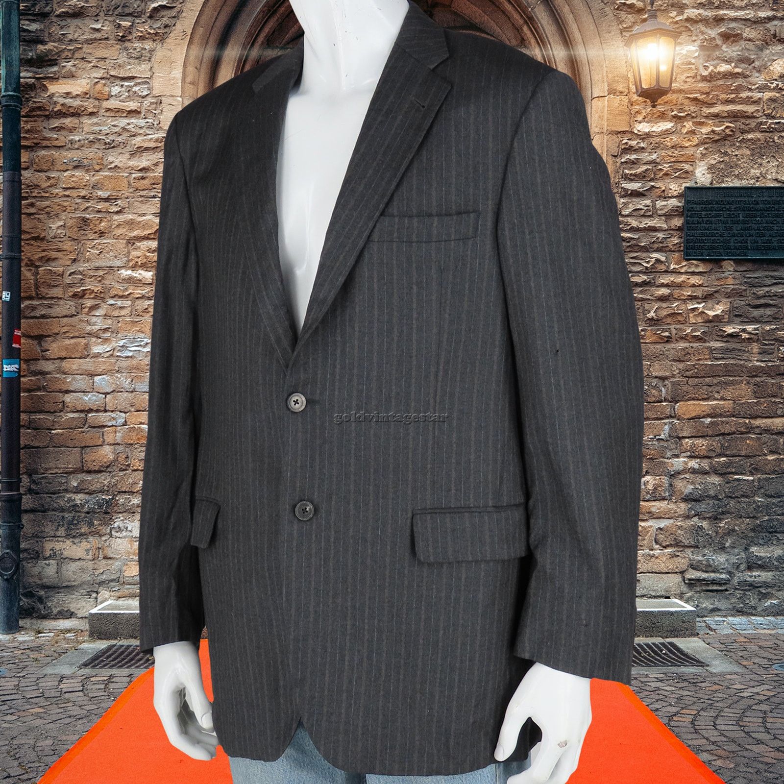 Other Burberry London Wool Striped Sport Coat Blazer 42R Size US L / EU 52-54 / 3 - 10 Thumbnail