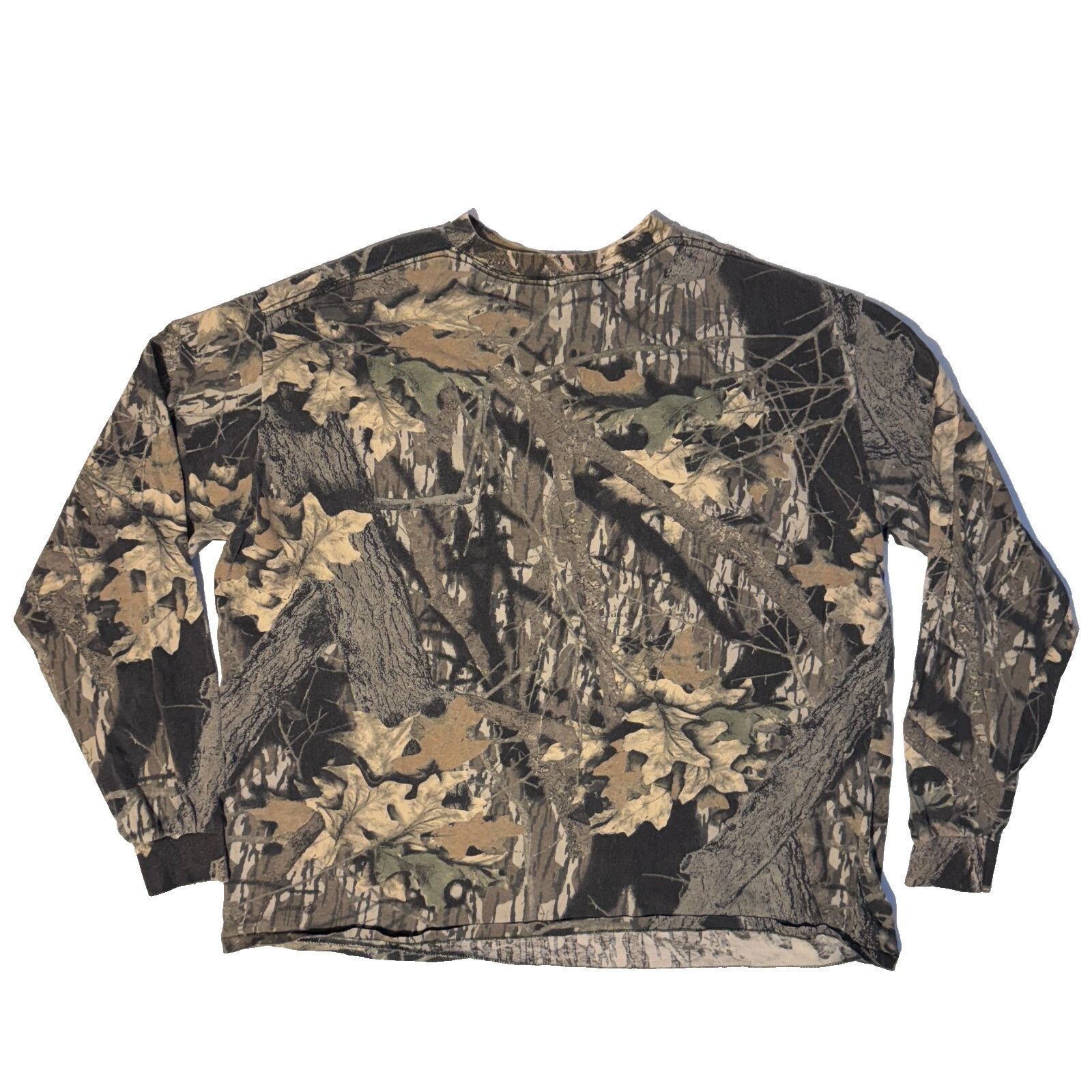 Mossy Oaks Vintage 90s Mossy Oak Camo Hunting Long Sleeve Tshirt - 2XL Size US XXL / EU 58 / 5 - 2 Thumbnail