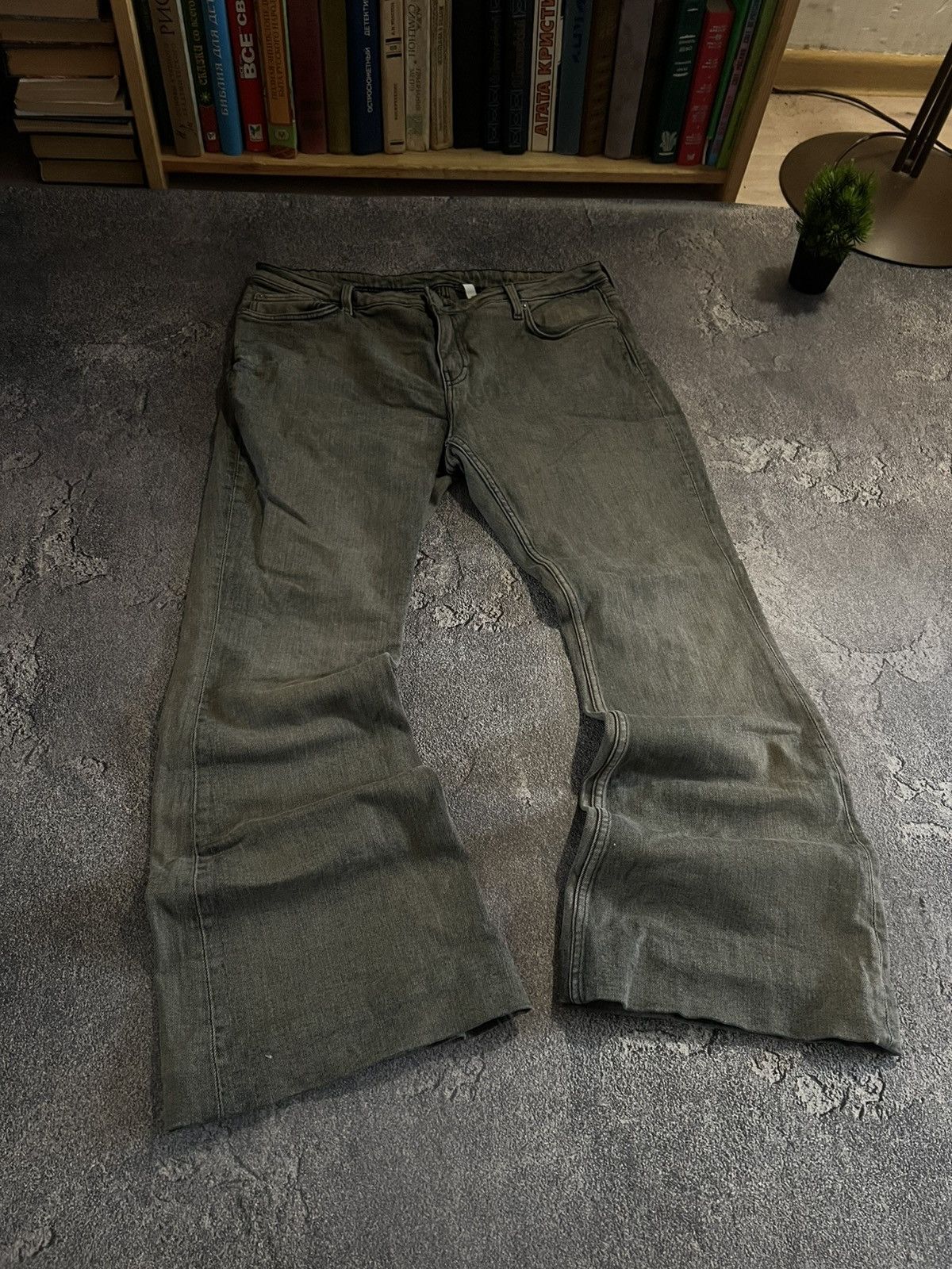 Vintage CRAZY Hysteric Glamour Style Y2K / Gray Baggy Flare Archive Size US 34 / EU 50 - 1 Thumbnail