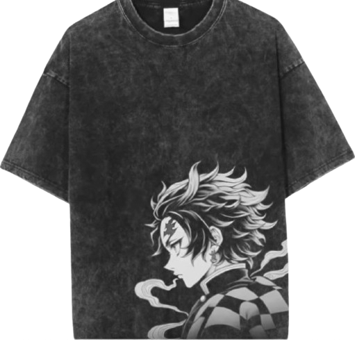 Japanese Brand Hip Hop Vintage Wind Boy Anime Graffiti Washed T-Shirt Size US XXL / EU 58 / 5 - 1 Thumbnail