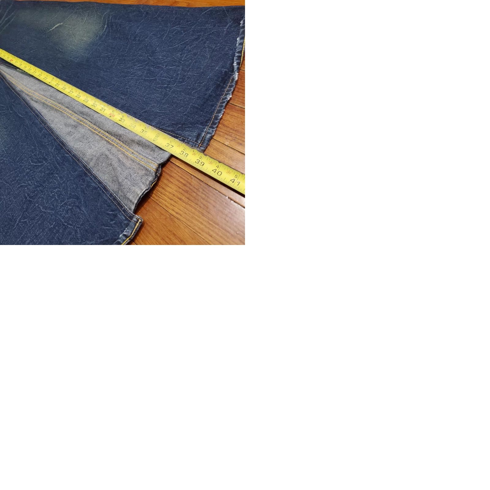 Denime VINTAGE AG Adriano Goldschmied Skirt Womens 26 Blue Denim Maxi Pioneer Made USA Pocket Size 26" / US 2 / IT 38 - 9 Thumbnail