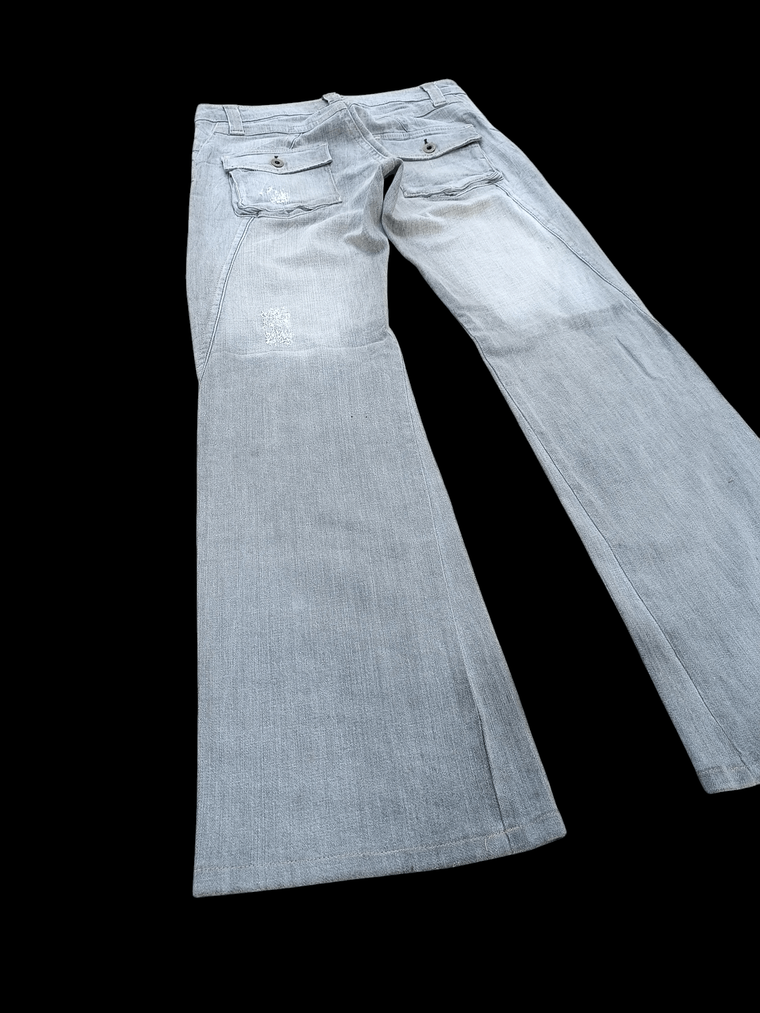 If Six Was Nine × Japanese Brand × Tornado Mart Vintage Camel Road Distressed Flare Jeans Size US 30 / EU 46 - 19 Thumbnail