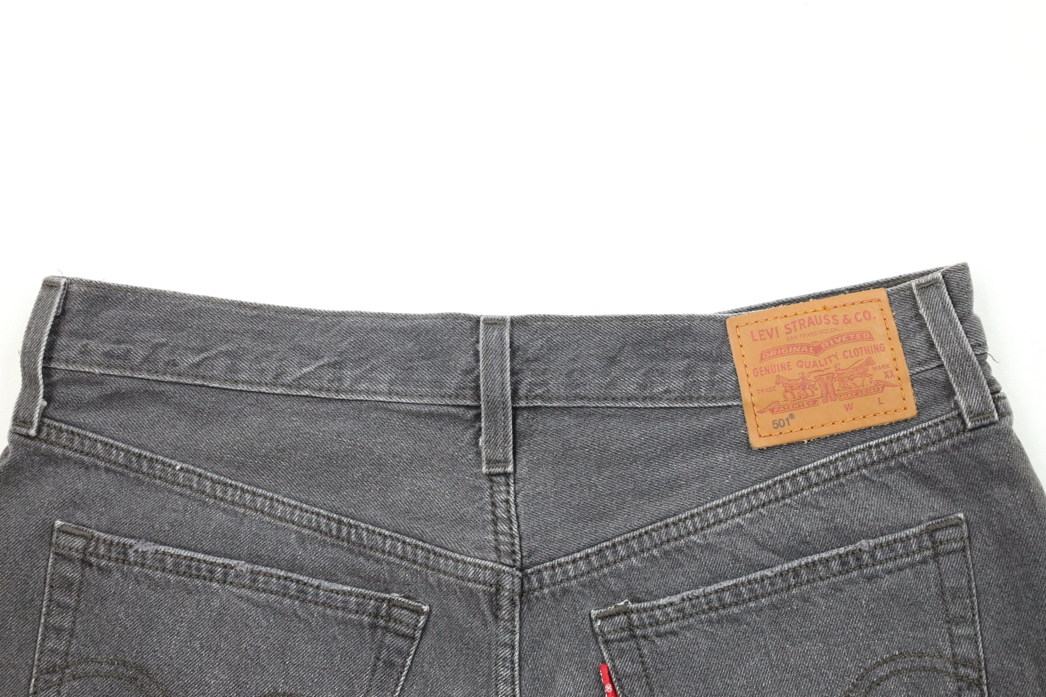 Levi's Vintage Y2K Levis 501 Cut Off Button Fly Original Fit Shorts Size 29" - 8 Thumbnail