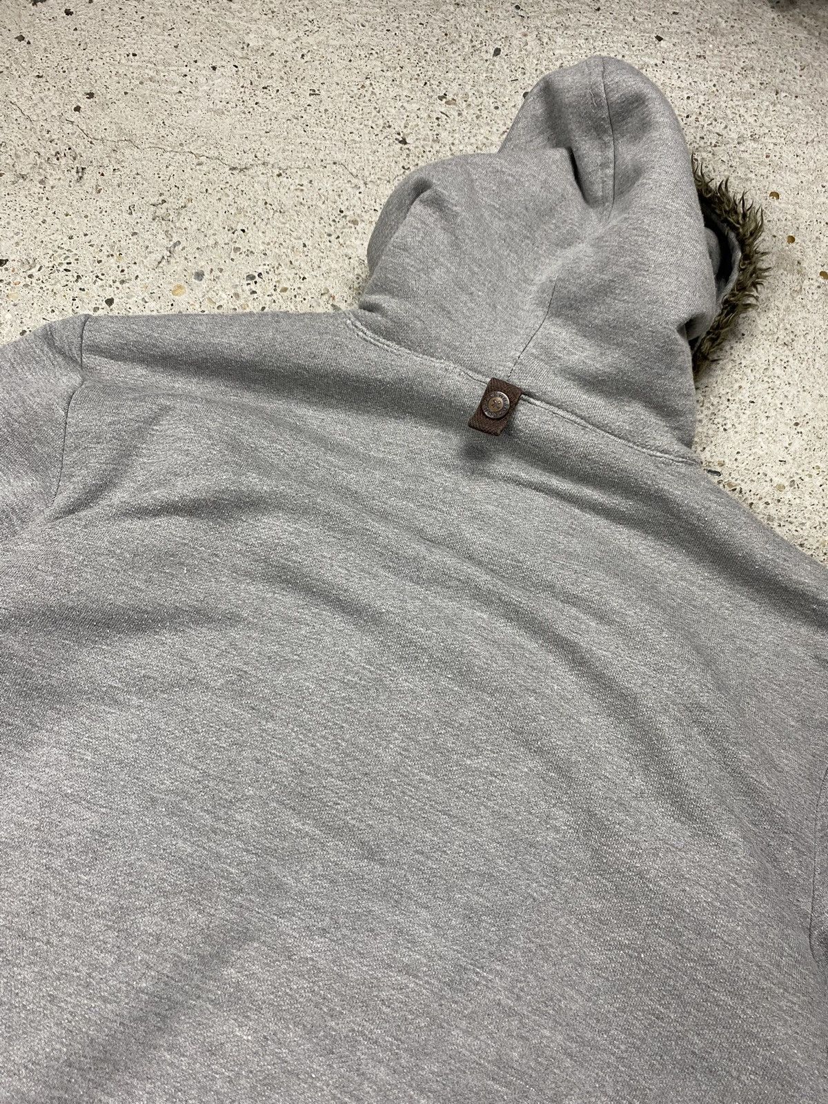 Japanese Brand Vintage hoodie bomber grey japan faux fur avant garde Size US L / EU 52-54 / 3 - 11 Thumbnail