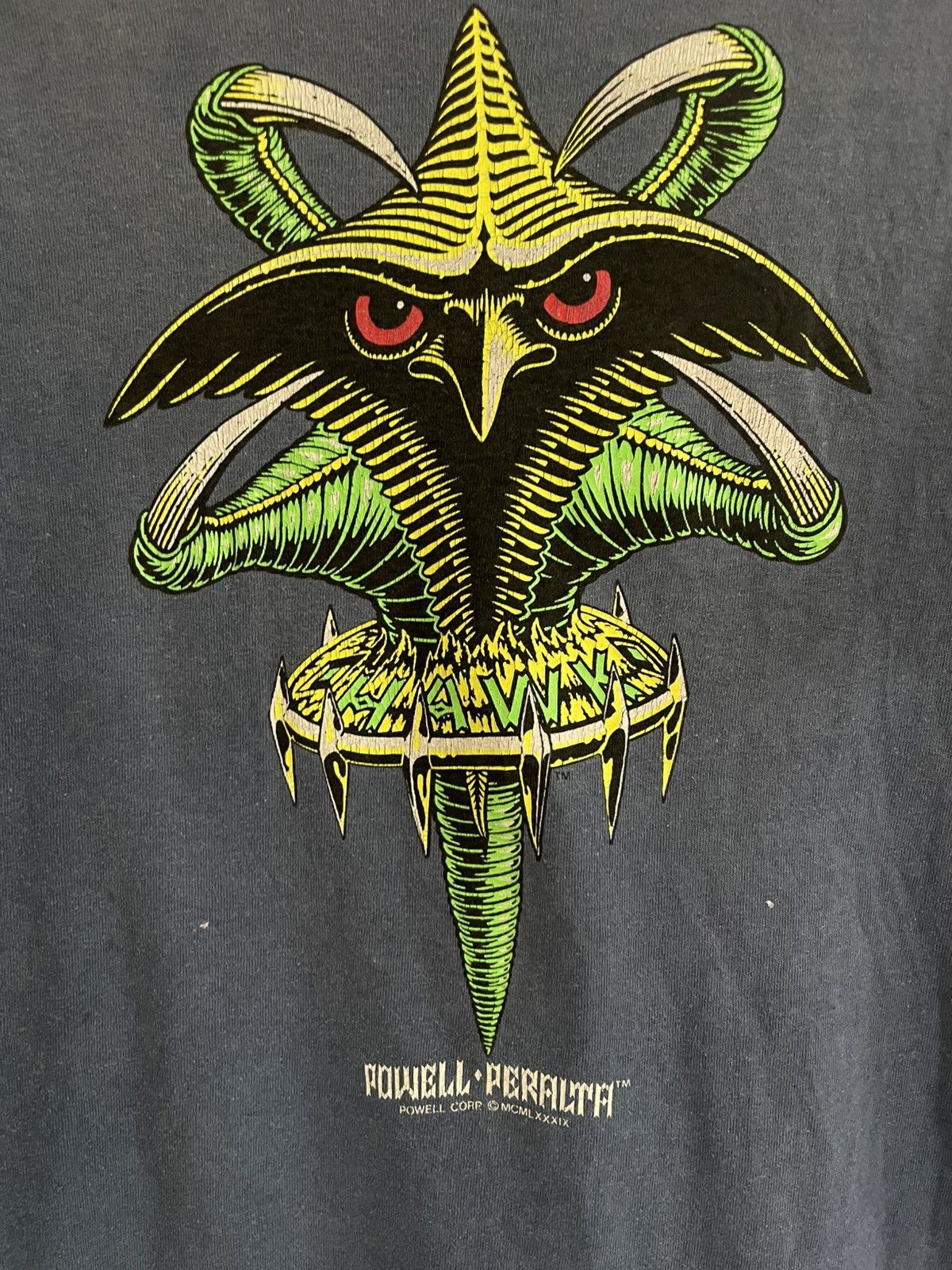 Powell Peralta Vintage 80s Powell Peralta Tony Hawk oldskate t shirt Size US M / EU 48-50 / 2 - 6 Thumbnail