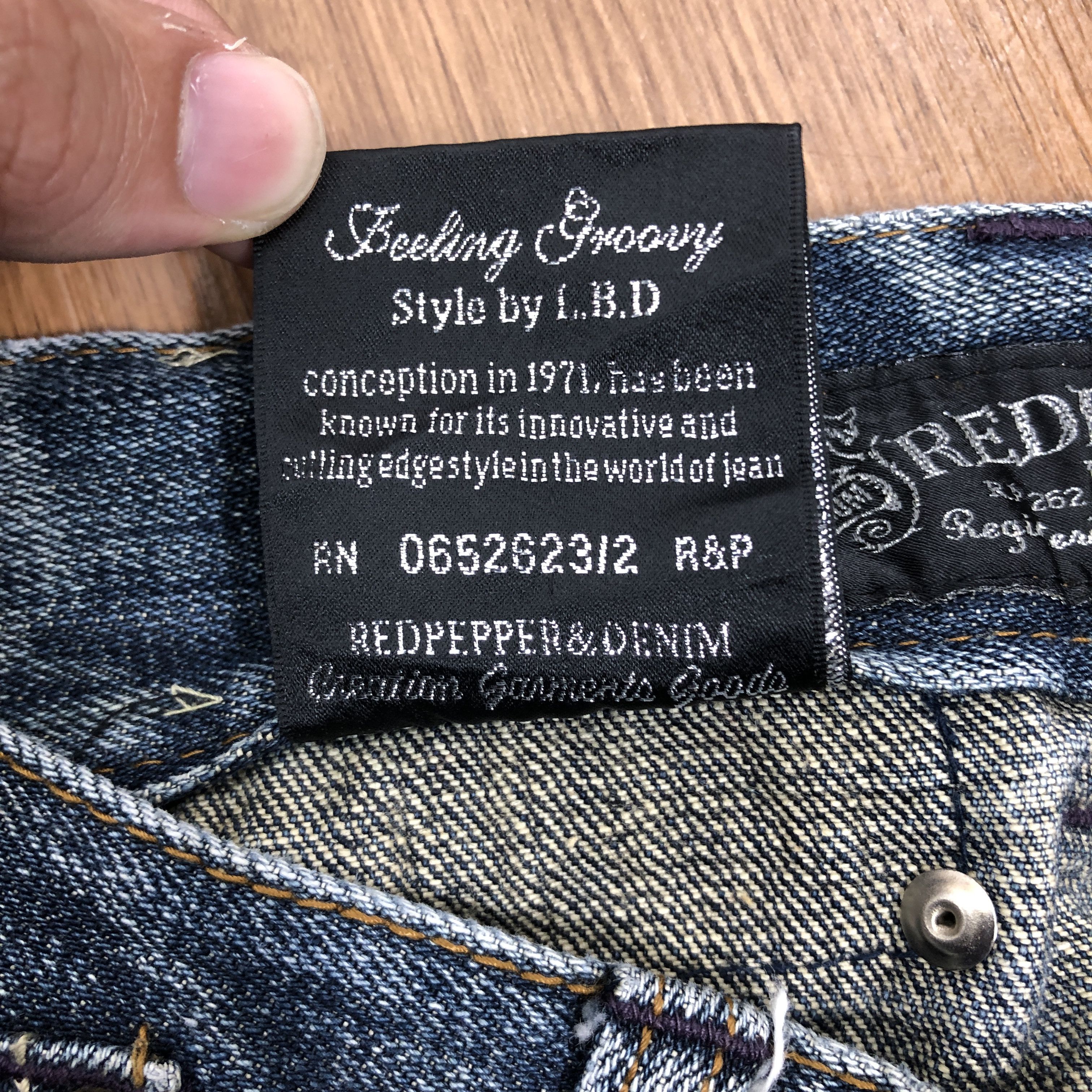 Japanese Brand × Vintage Red Pepper Jeans 32 x 32 L1311 Size 32" / US 10 / IT 46 - 8 Thumbnail