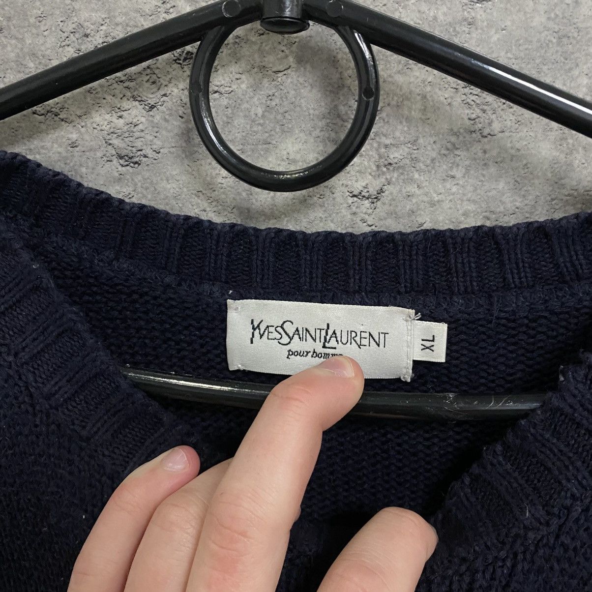 Yves Saint Laurent Vintage YSL Sweater Knit Yves Saint Laurent Sweatshirt Size US XL / EU 56 / 4 - 5 Thumbnail