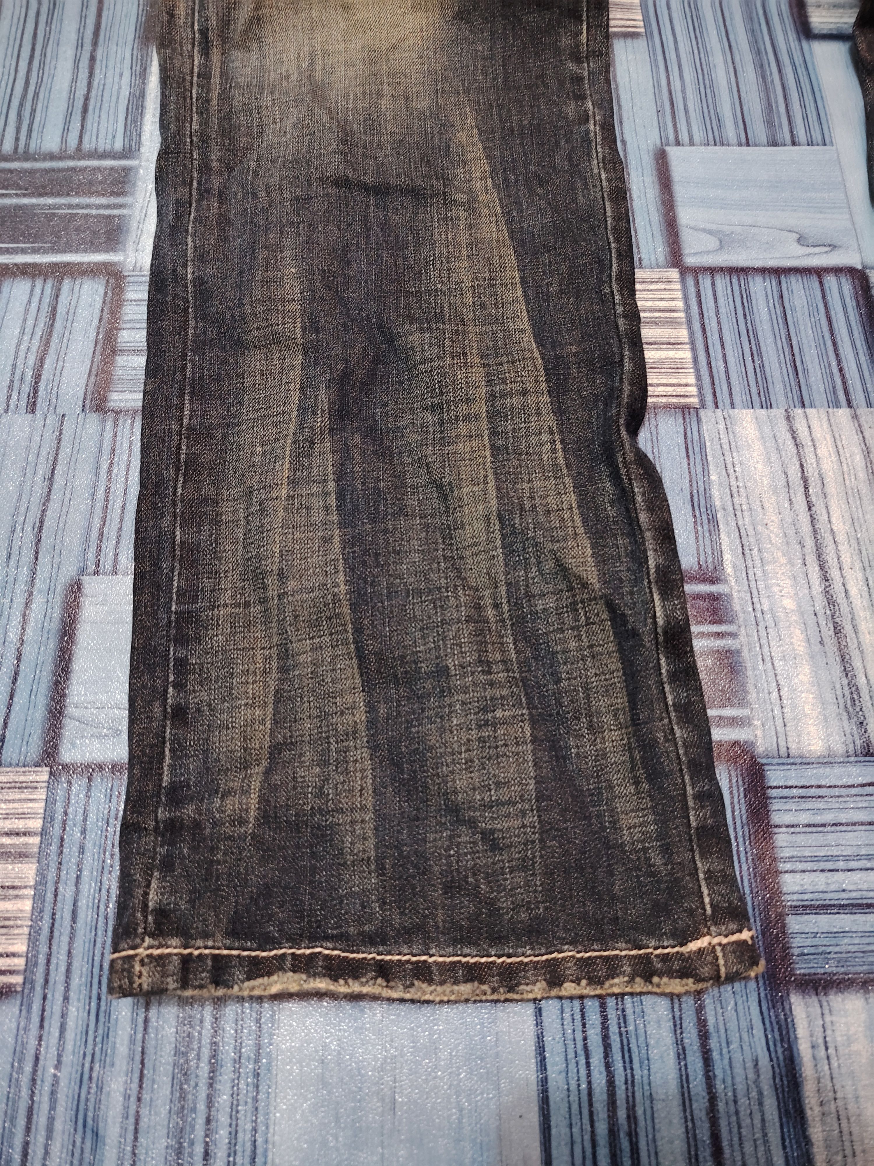 Japanese Brand Distressed denim osaka big train flared jeans Size US 31 - 7 Thumbnail