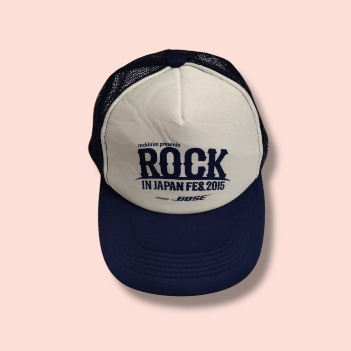 Japanese Brand RARE LIMITED EDITION ROCK IN JAPAN 2015 TRUCKER SNAPBACK Size ONE SIZE - 1 Thumbnail