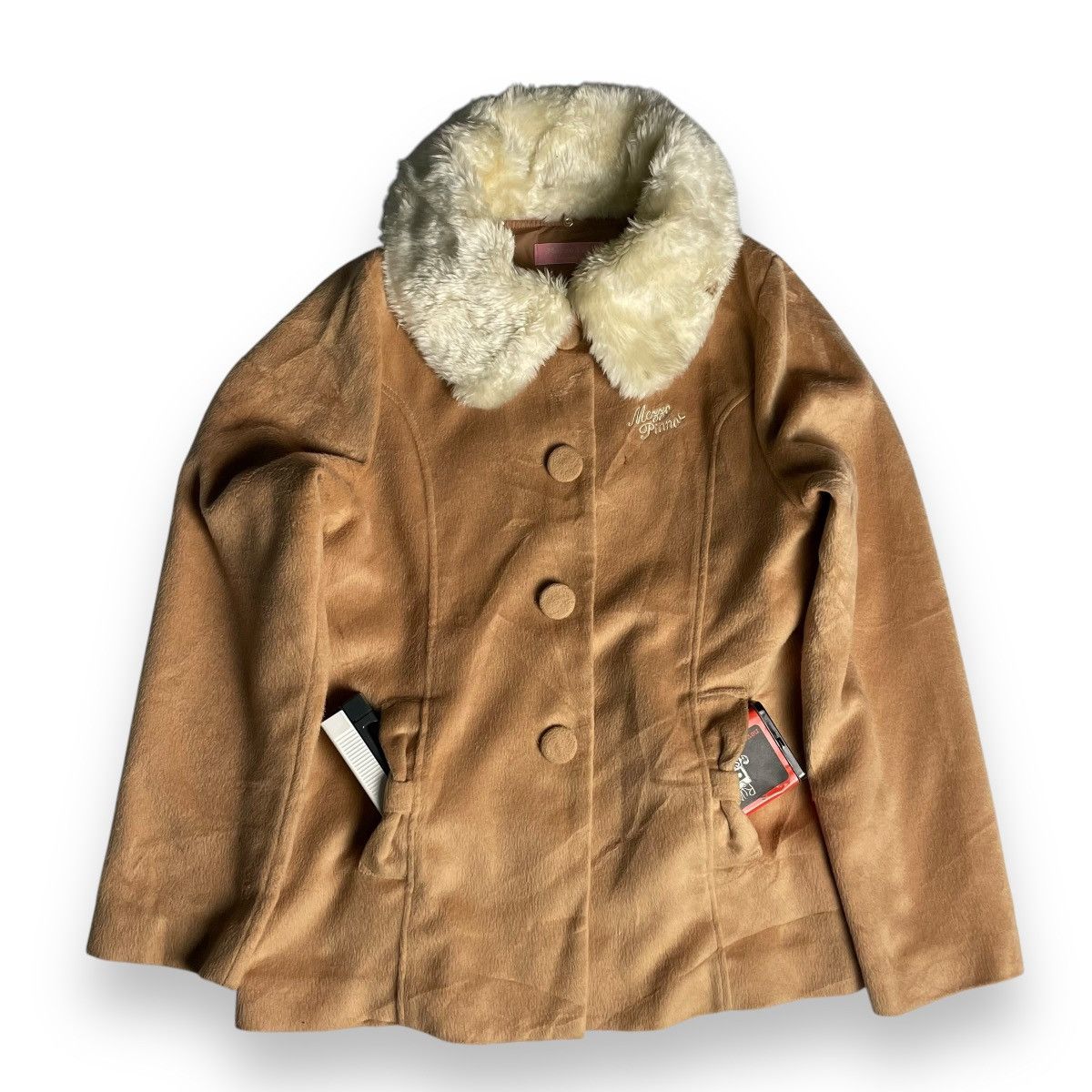 Beauty Beast 🇯🇵 MEZZO PIANO CORDUROY FUR BUTTON UP JACKET Size US L / EU 52-54 / 3 - 1 Thumbnail