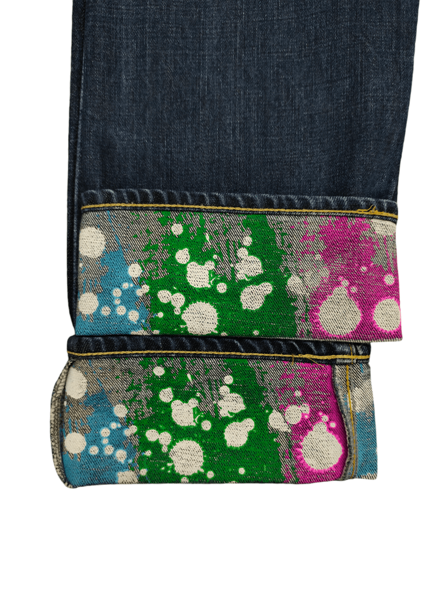 Futura 1990s Futura Embroidered Logo Distress Denim Jeans Size US 30 / EU 46 - 19 Thumbnail