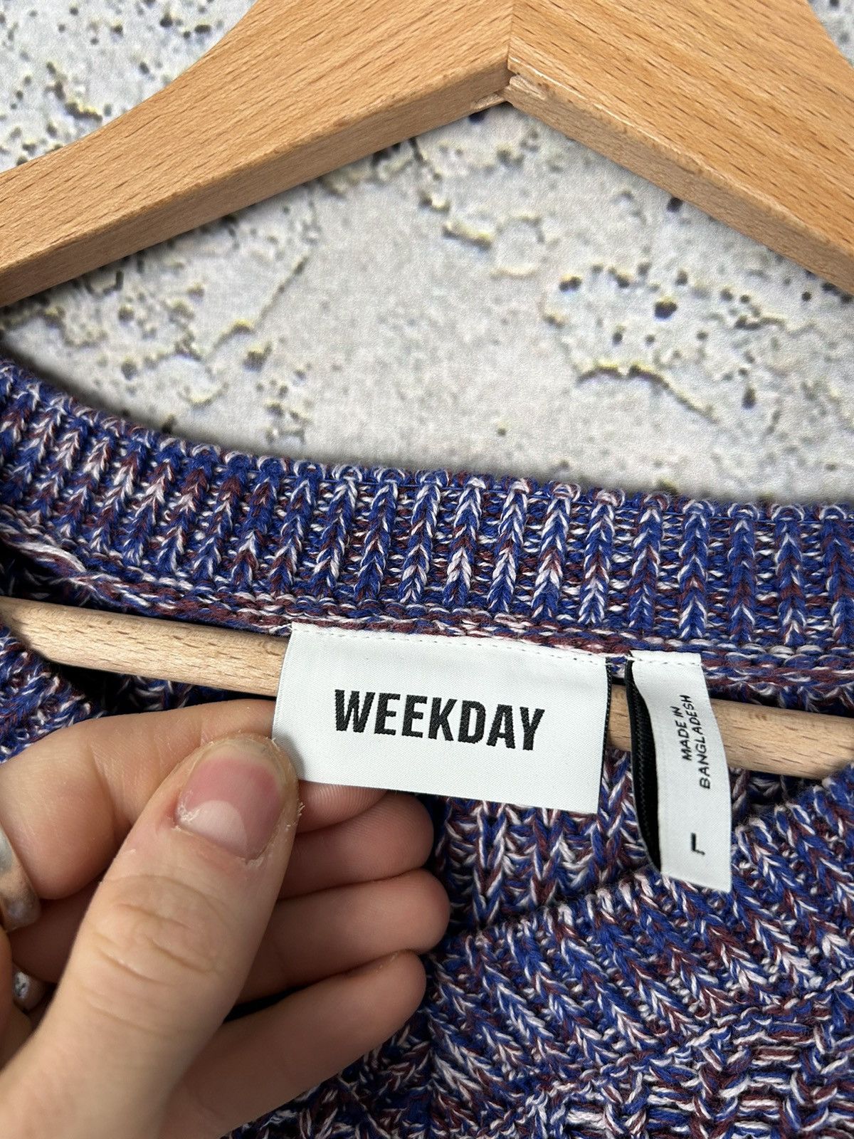 Weekday Weekday Knit Sweater Vest Streetwear Grunge Avant-garde Size US L / EU 52-54 / 3 - 4 Thumbnail