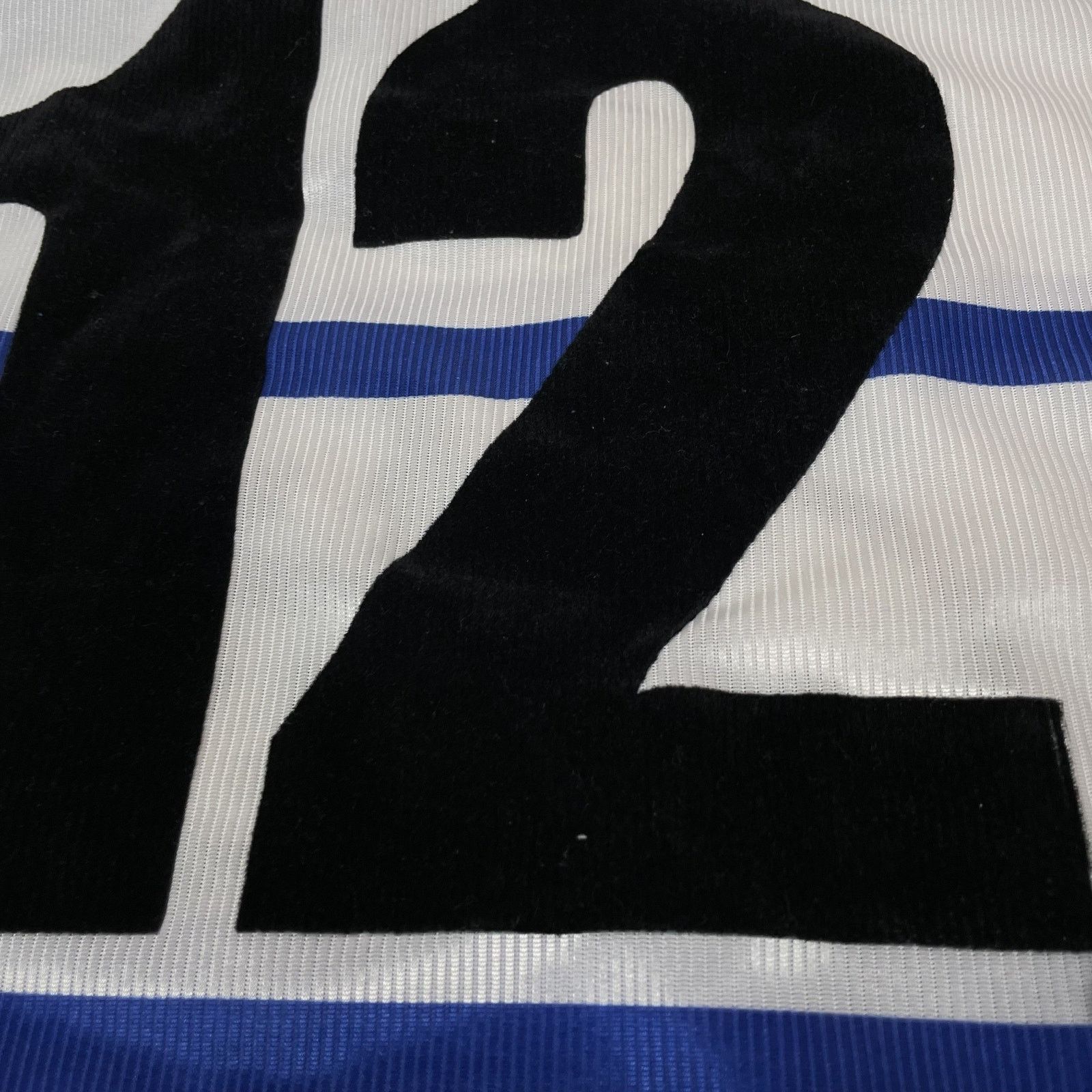 Adidas × Vintage Adidas Mens White Black Stripe Duingen Sports Club Jersey XL Size US XL / EU 56 / 4 - 6 Thumbnail