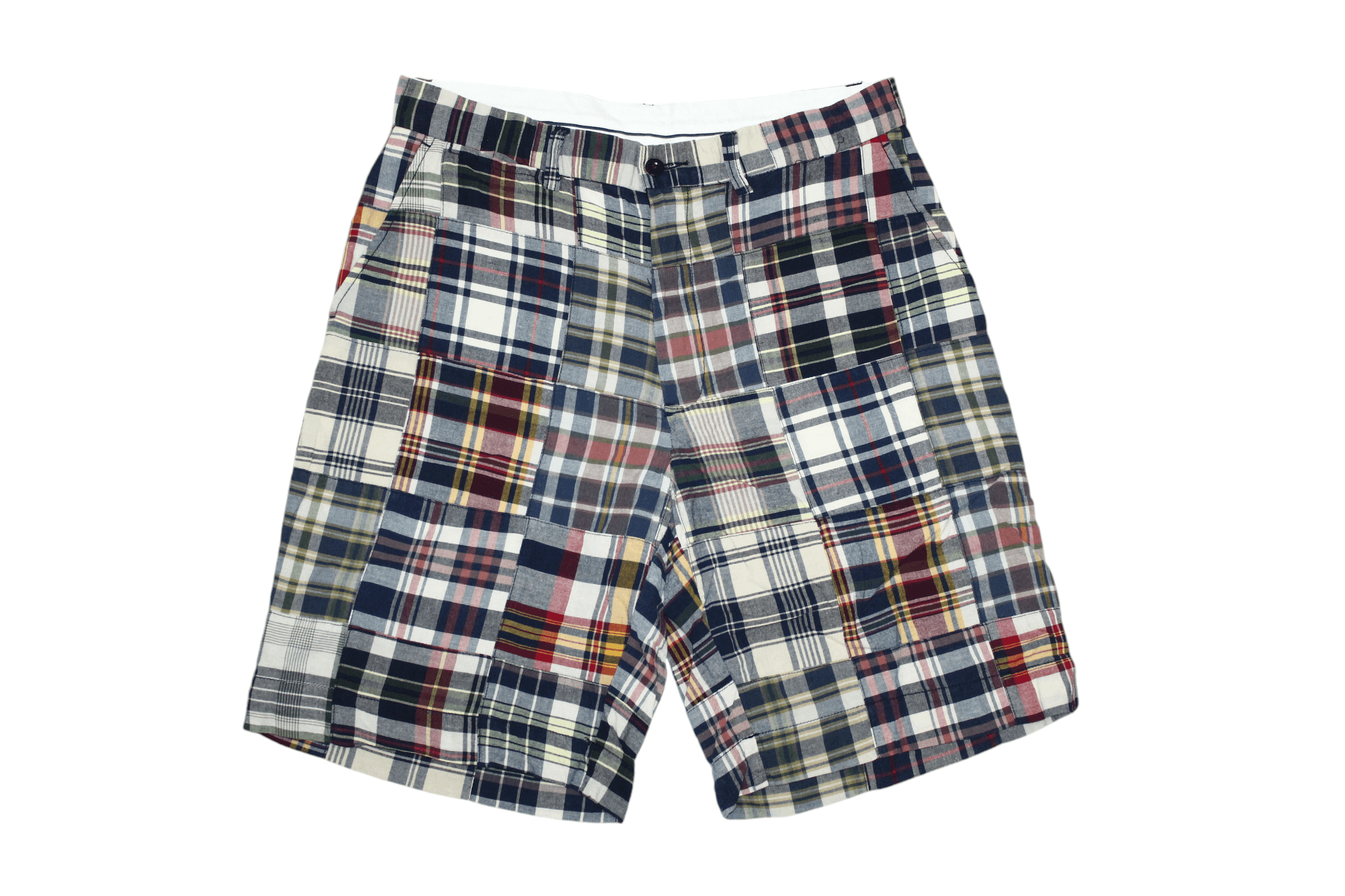 Polo Ralph Lauren Vtg Polo Ralph Lauren Indian Madras Patchwork Shorts Size US 32 / EU 48 - 1 Thumbnail
