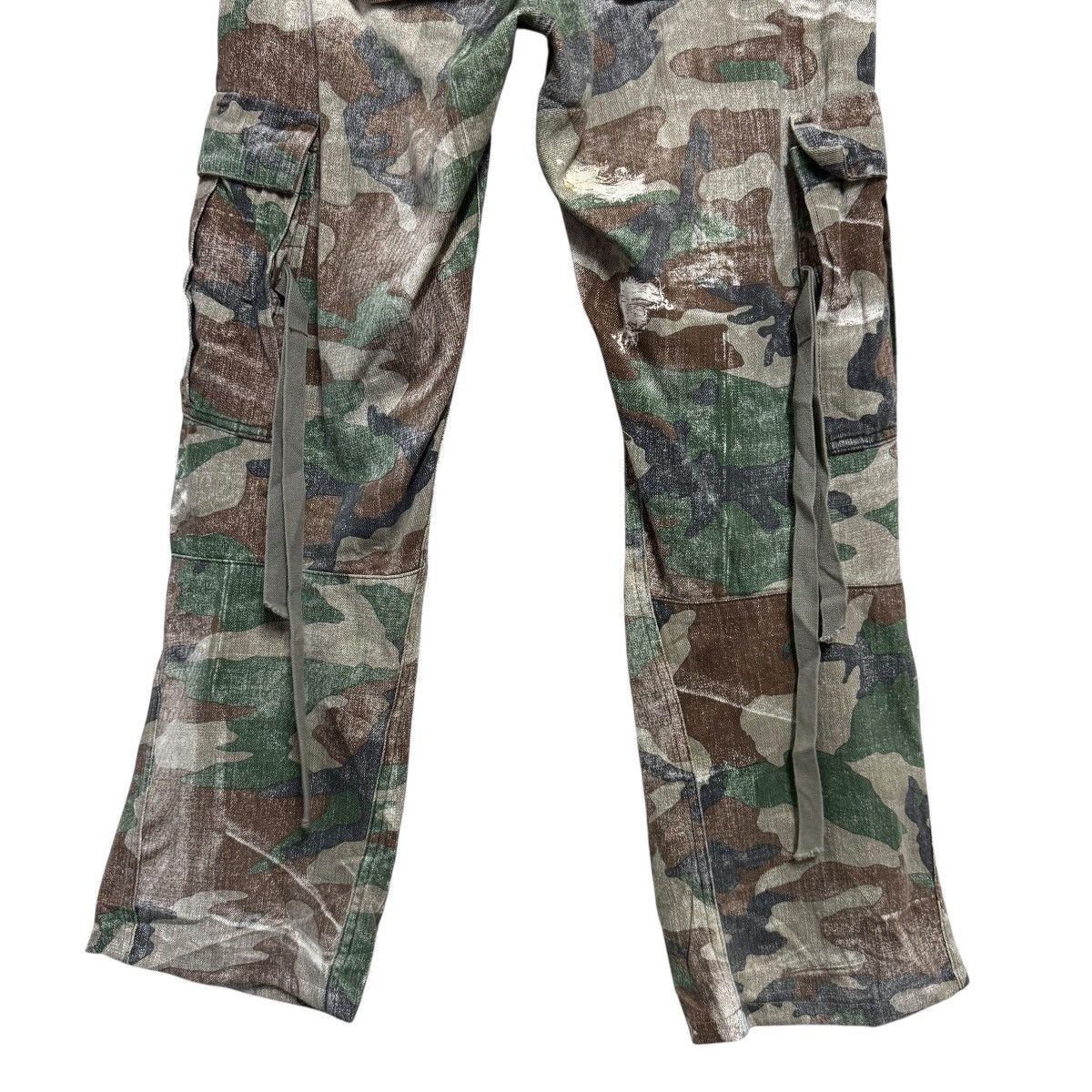 Japanese Brand RNA SLANG Cargo Camo Cropped Pants Size US 30 / EU 46 - 12 Thumbnail