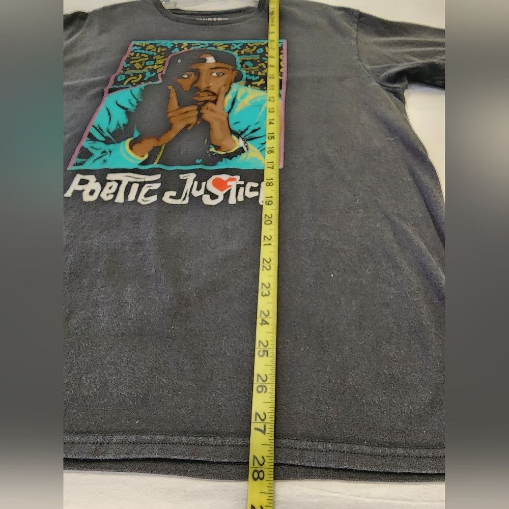 Chemistry × Vintage Chemistry Black Poetic Justice Tupac Graphic T-Shirt, Size US L / EU 52-54 / 3 - 7 Thumbnail