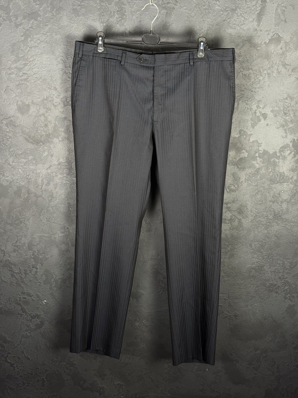 Versace Versace Collection Classic Pinstripe Wool-Silk Suit / EU 58 Size 46R - 13 Thumbnail