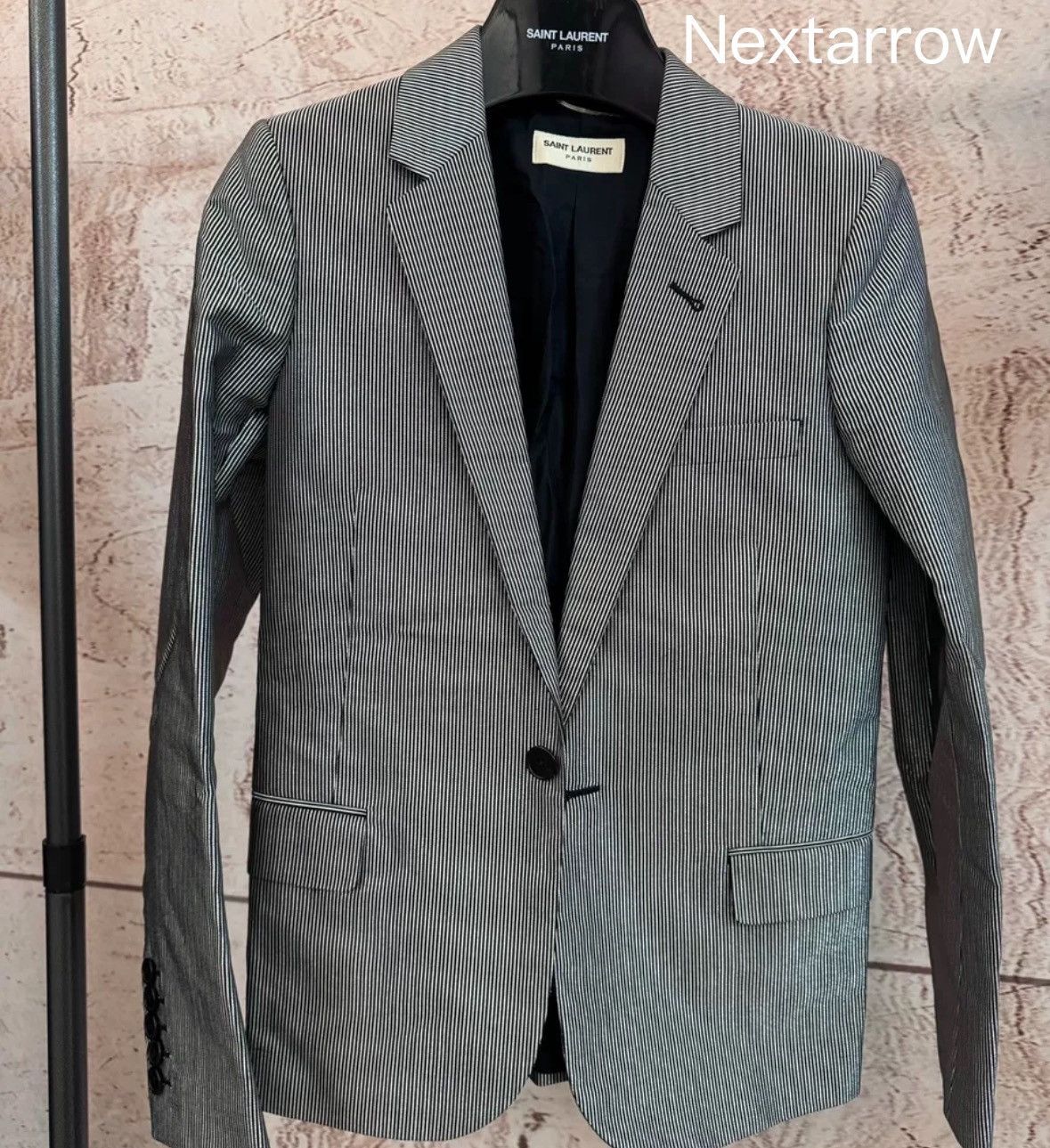 Saint Laurent Paris × Yves Saint Laurent Saint Laurent SLP Women's Striped Suit2412-Nextarrow Size XS / US 0-2 / IT 36-38 - 1 Thumbnail