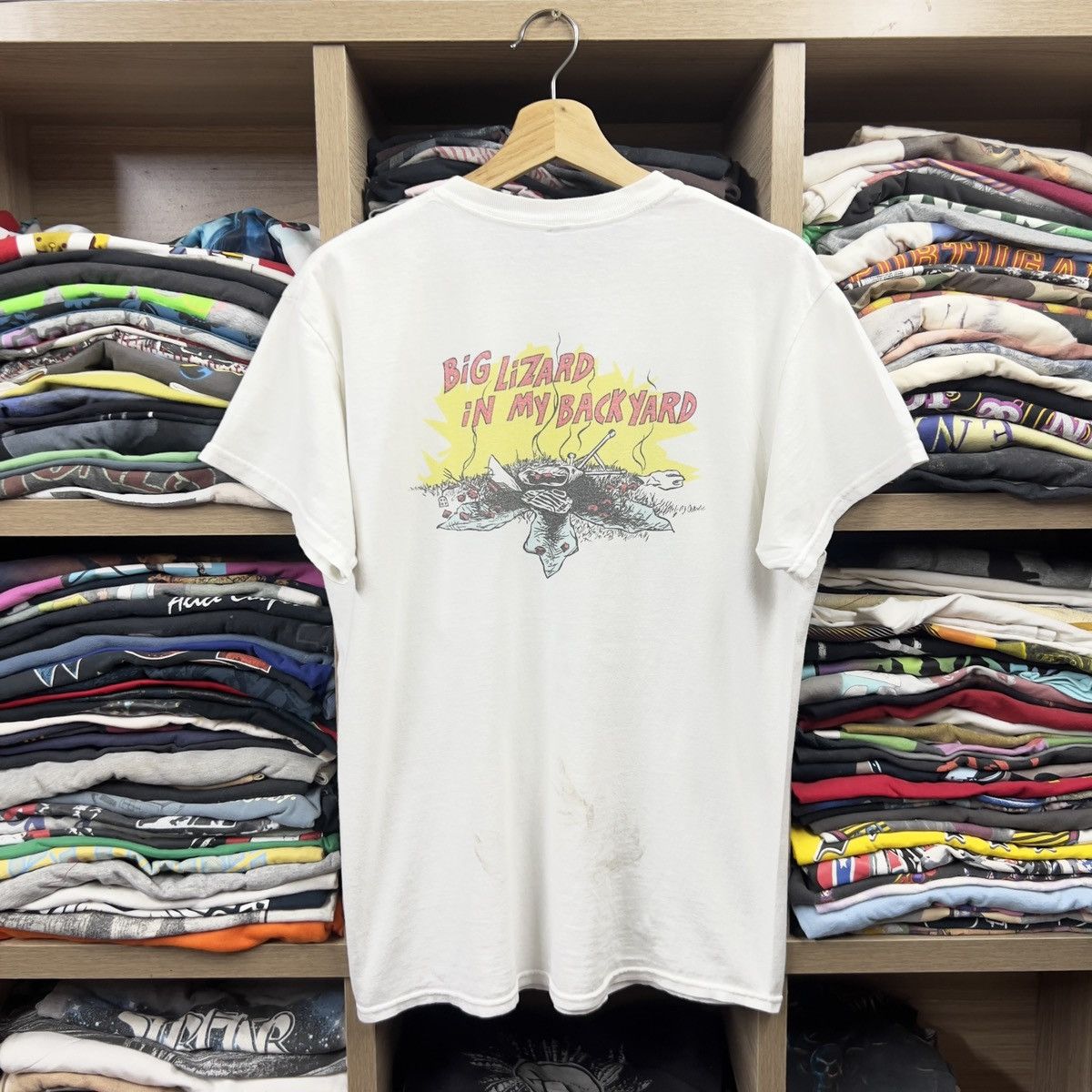 Band Tees DEAD MILKMEN BIG LIZARD IN MY BACKYARD NOT VTG TEE Size US M / EU 48-50 / 2 - 2 Thumbnail