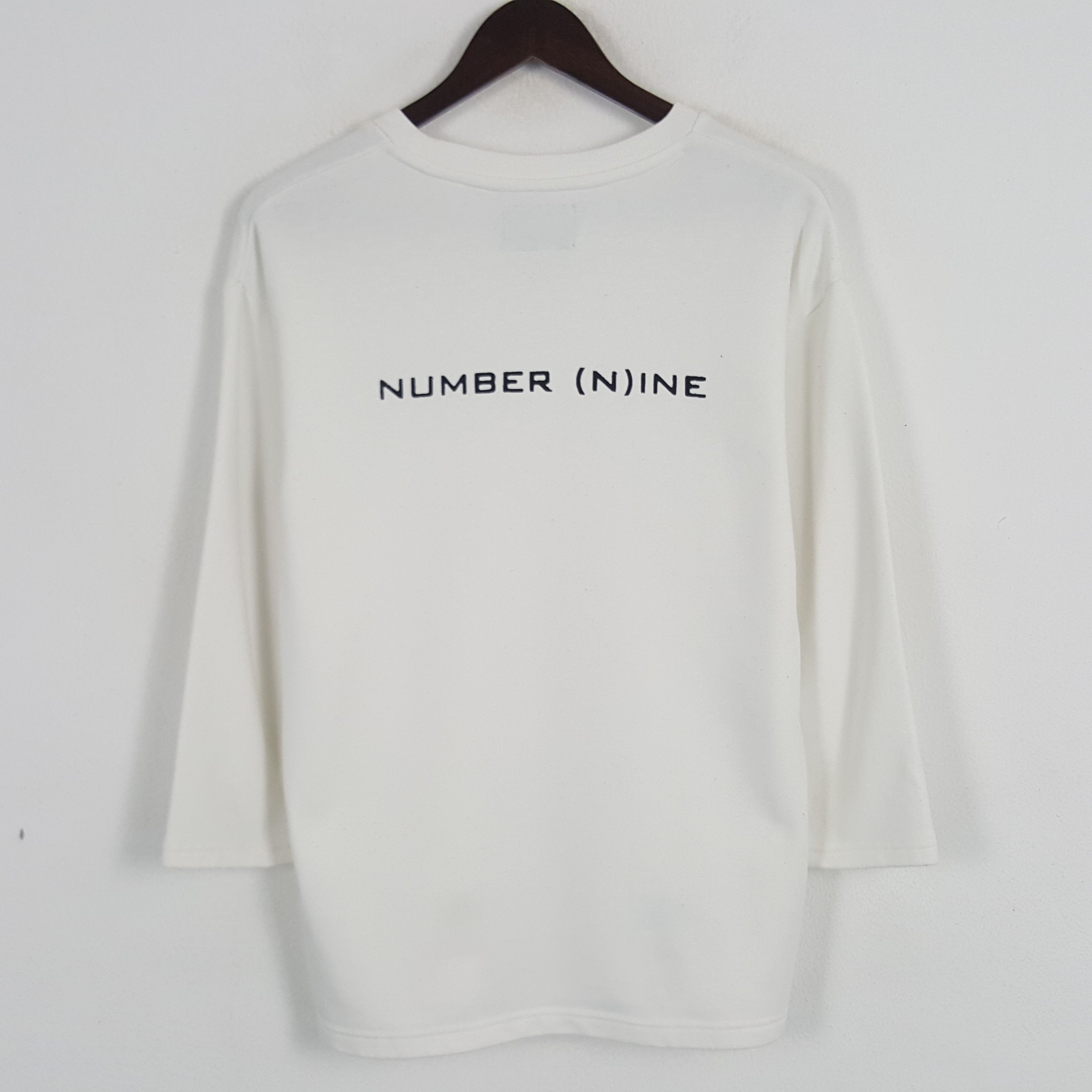 Japanese Brand × Number (N)ine × Vintage Vintage Number (N)ine Custom Spell Out Logo Tshirt Size US XL / EU 56 / 4 - 1 Thumbnail