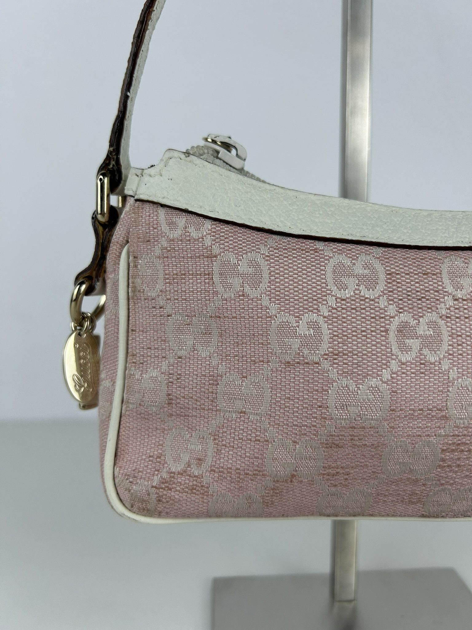 Gucci Gucci pink gg monogram canvas pochette Size ONE SIZE - 17 Thumbnail