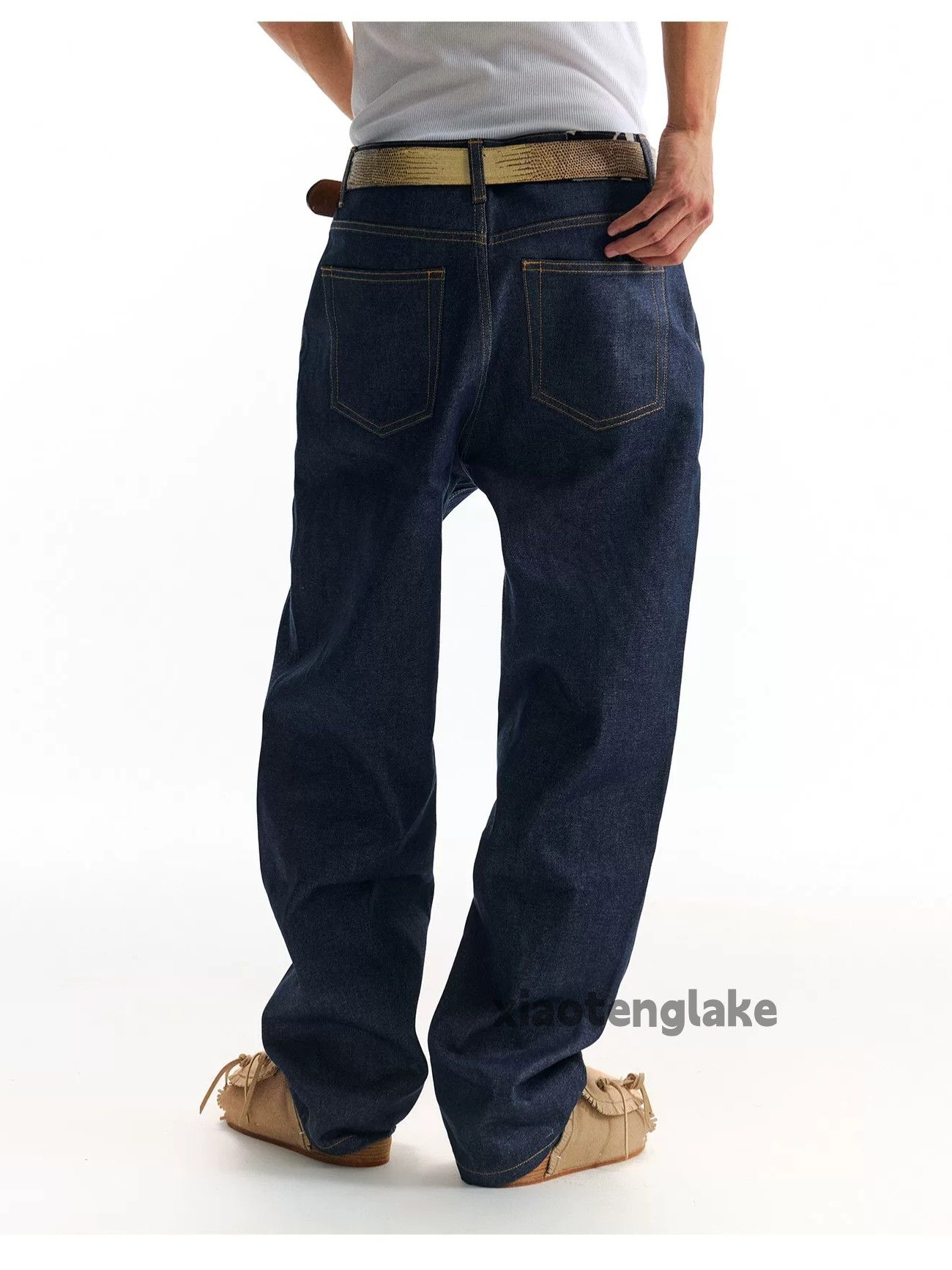 Designer × Jean × Vintage retro yuppie bootcut skate hiphop flared jeans Size US 30 / EU 46 - 5 Thumbnail