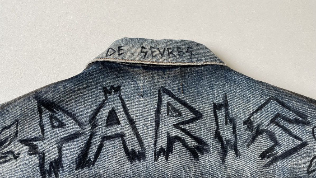 Balenciaga 2018 ‘Grafitti’ Denim Jacket Size US M / EU 48-50 / 2 - 20 Thumbnail