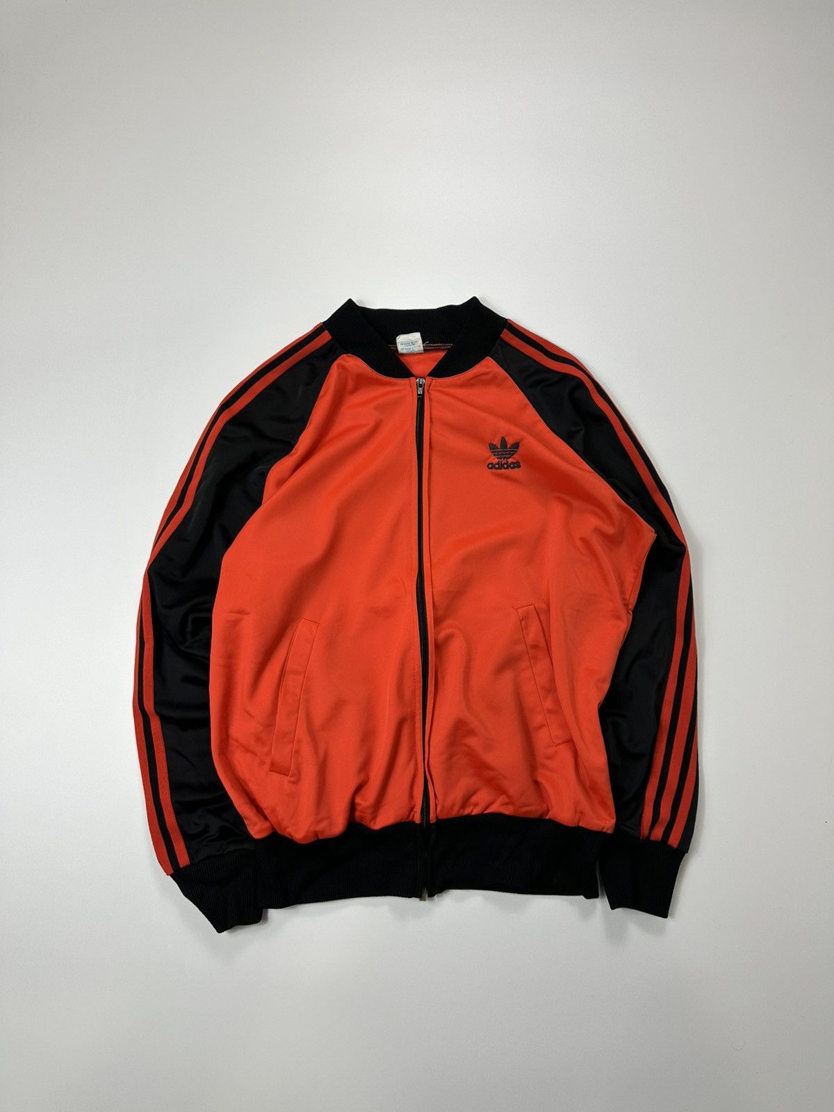 Adidas 80's Vintage Adidas Track Zip Jacket Logo Size US M / EU 48-50 / 2 - 1 Thumbnail