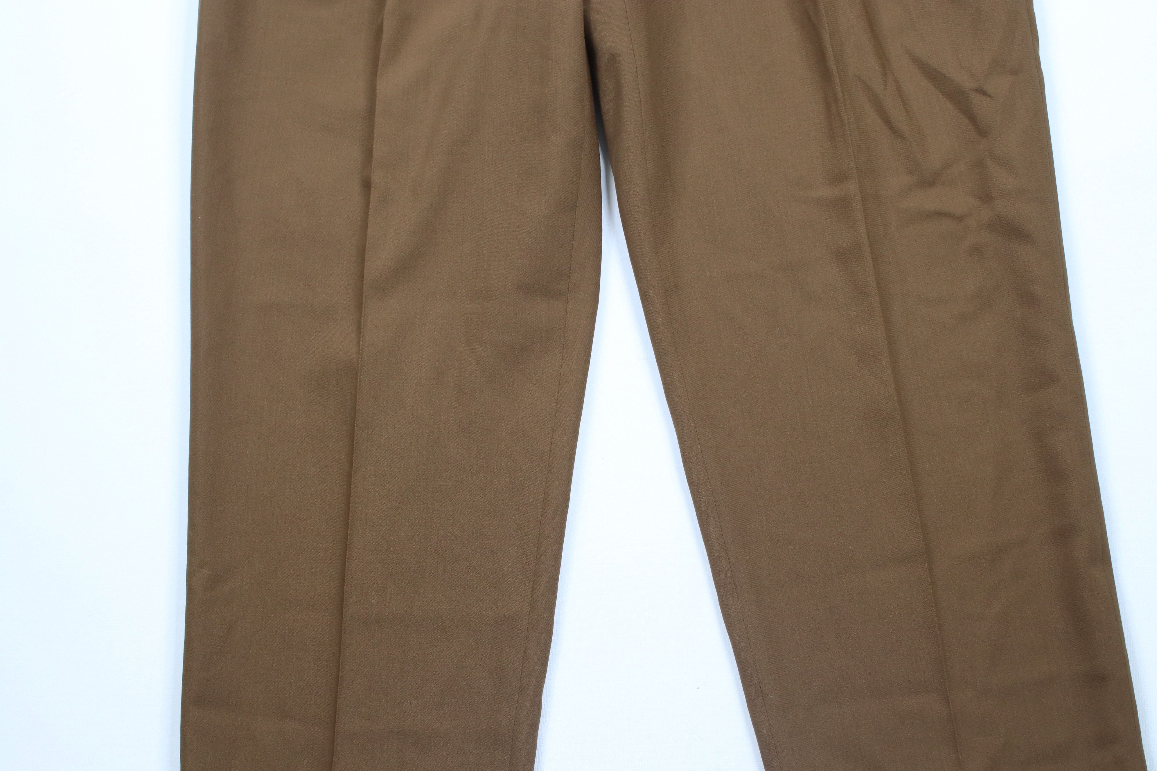 Vintage Vintage 90s Streetwear Wide Leg Super 100s Wool Chino Pants Size US 36 / EU 52 - 3 Thumbnail