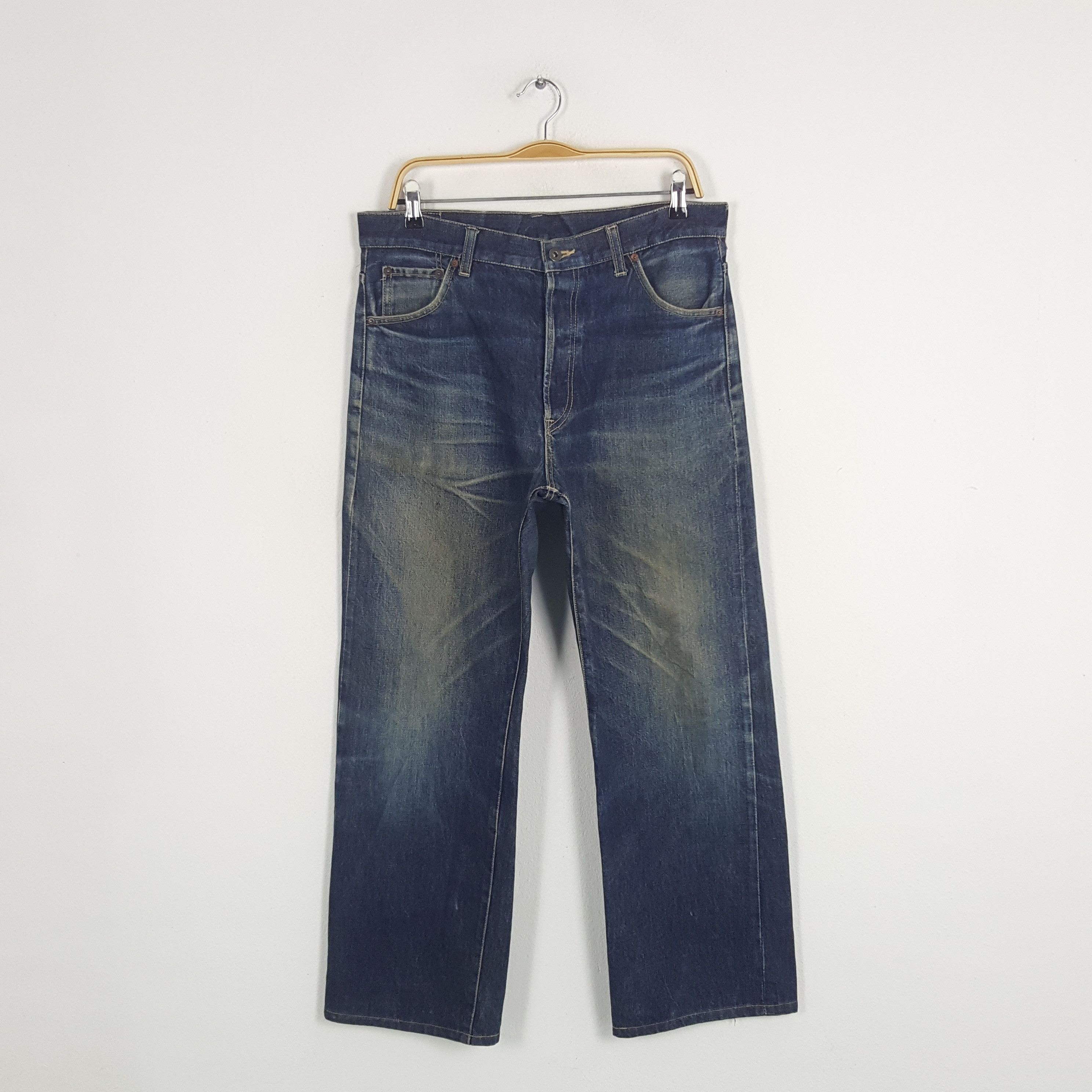 Japanese Brand × Vintage Vintage Evisu Japanese Brand Daicock Custom Art Denim Jeans Size US 33 - 4 Thumbnail