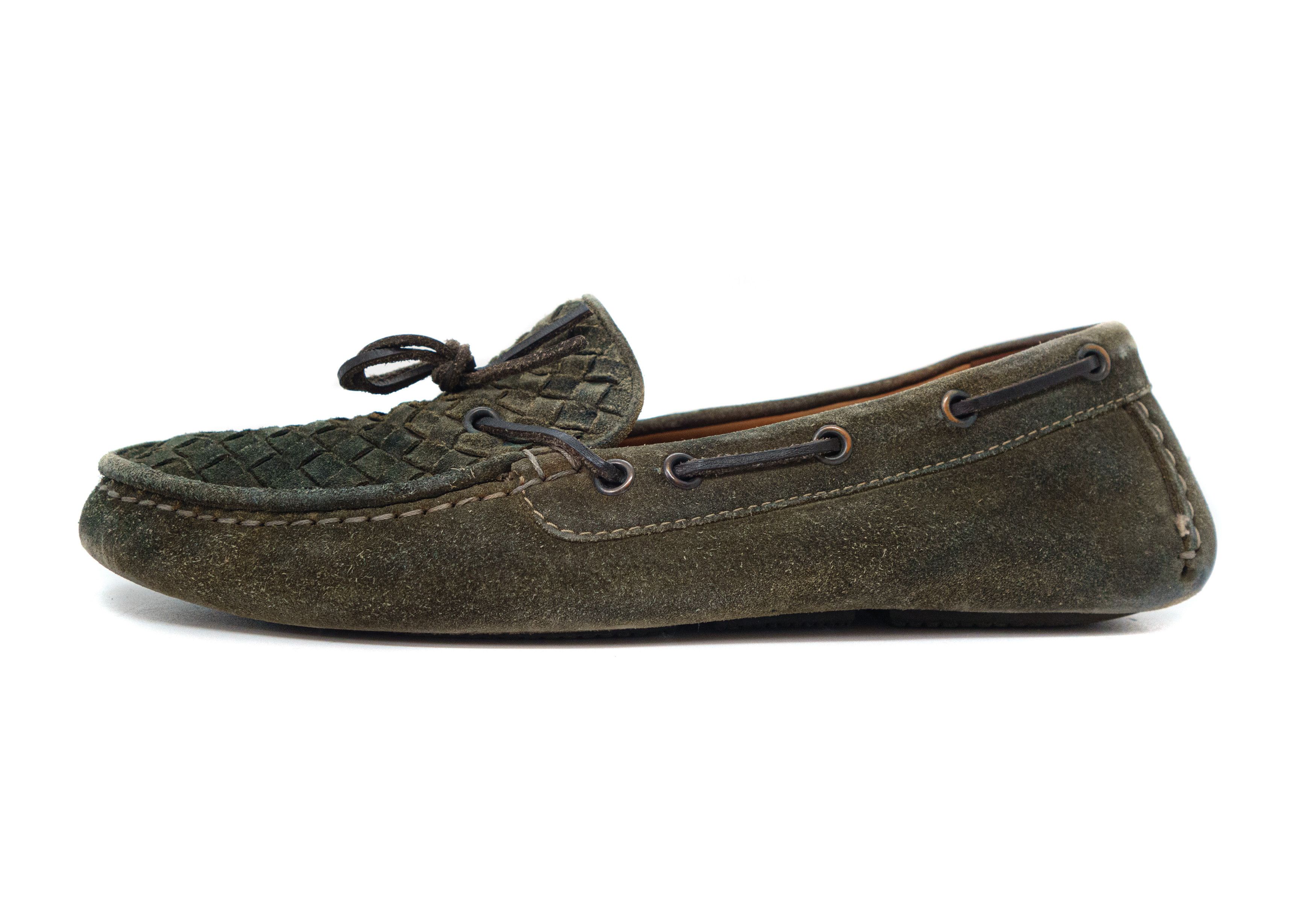Bottega Veneta Woven Suede Loafers Size US 7 / EU 40 - 2 Thumbnail