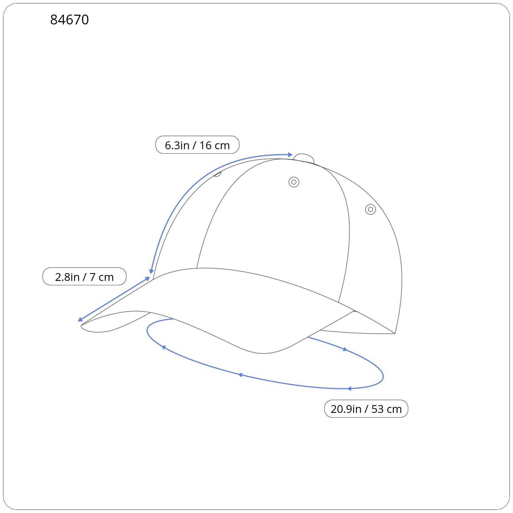 Polo Ralph Lauren 59 CM Dark Blue FRA P.R.F.C. Logo Baseball Cap 84670 Size ONE SIZE - 3 Thumbnail