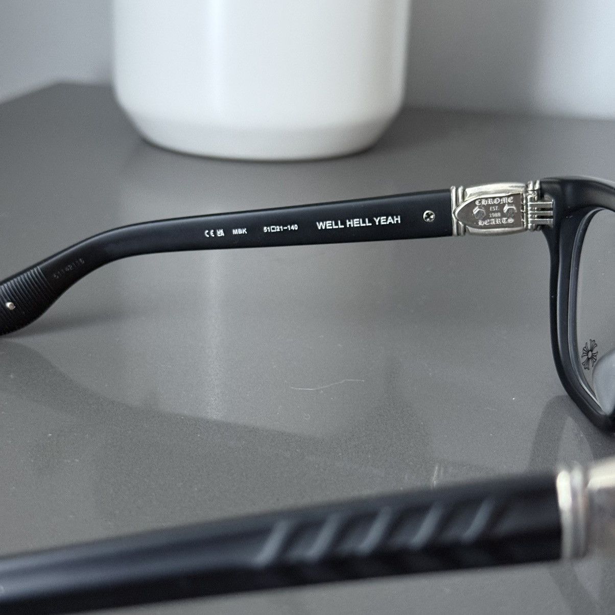 Chrome Hearts Chrome Hearts WELL HELL YEAH Glasses Size ONE SIZE - 4 Thumbnail
